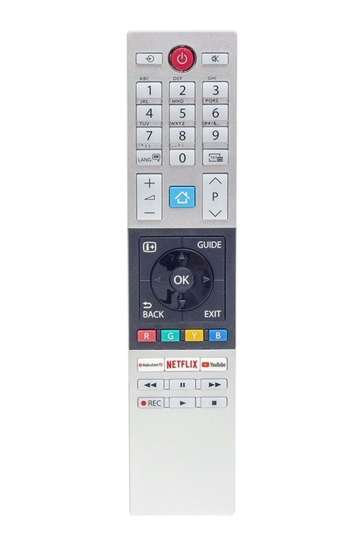 Toshiba LED Tv Kumandası - CT-8543- Rokuten Tuşlu