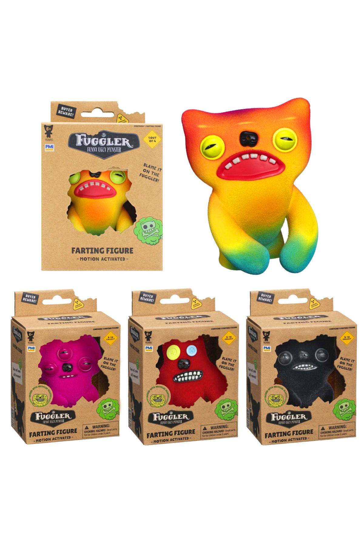 Banadabak FUNNY UGLY MONSTER FG3000 FARTİNG GAZ ÇIKARAN KOLEKSİYON FİGÜR TEKLİ 6+ (1 Adet Fiyatı)