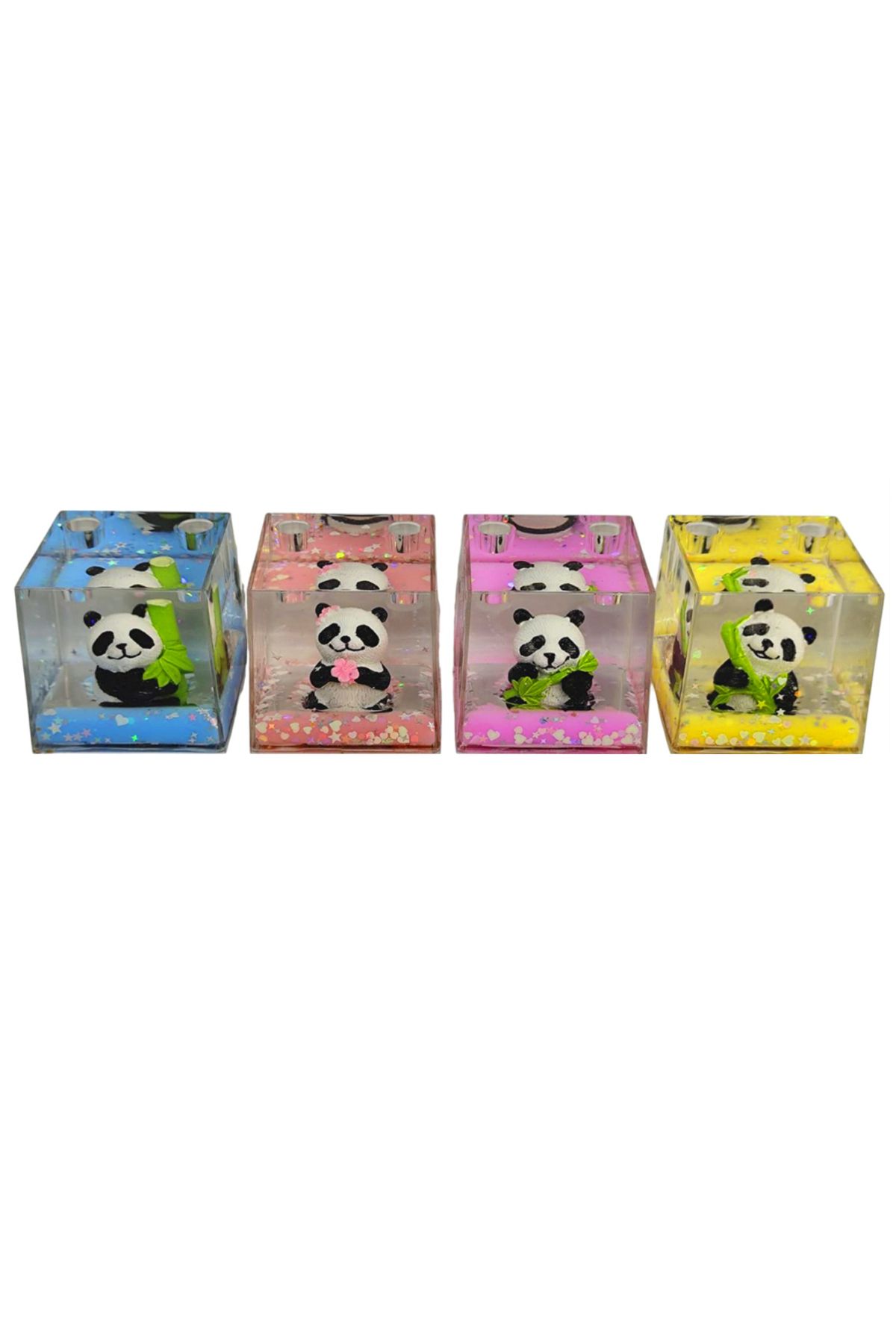 Banadabak SULU BİBLO PANDA CY-131 KALEMLİKLİ DEKORATİF EŞYA (1 Adet Fiyatı)