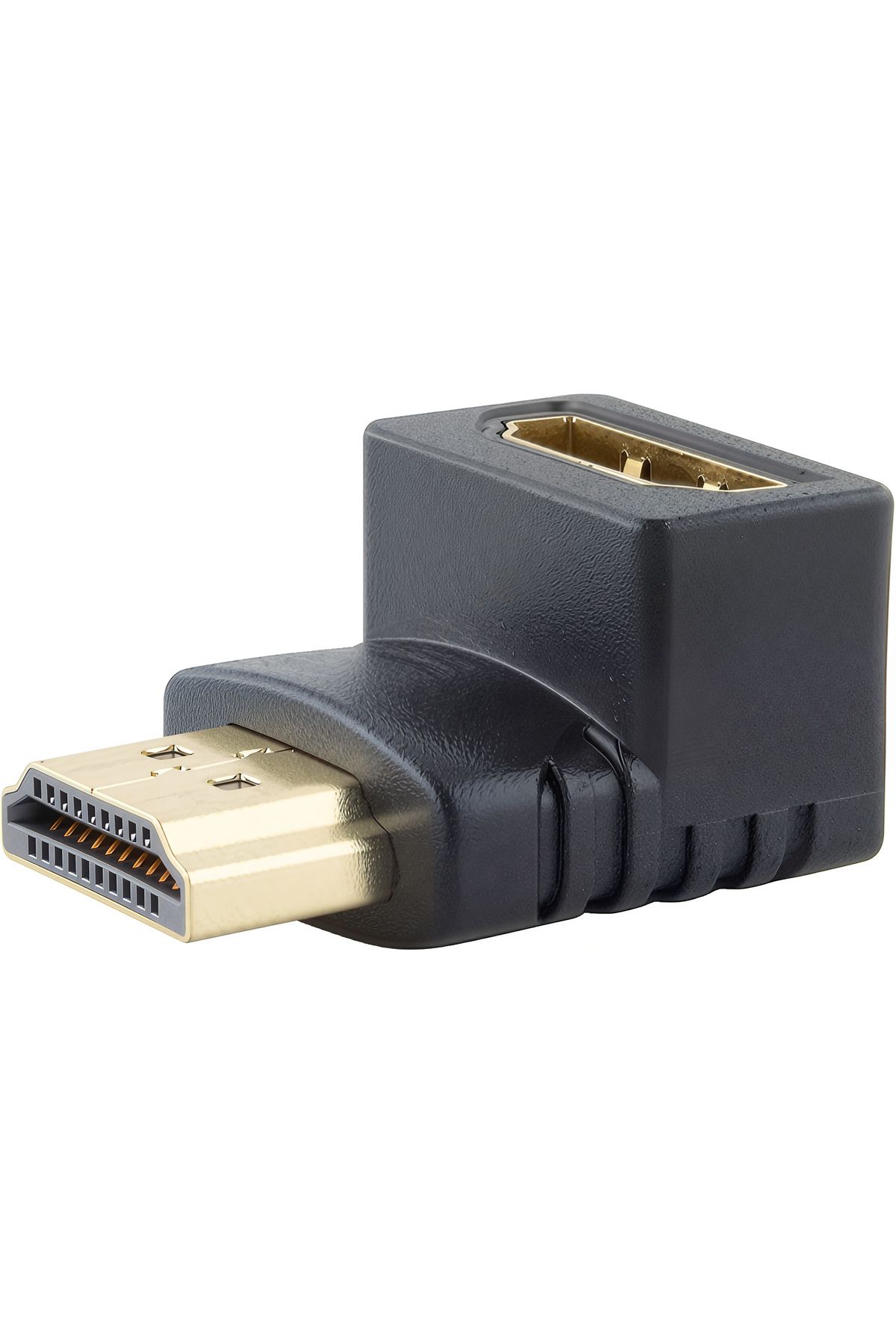 SpeedUF HDMI L Tip 90° Erkek–Dişi Adaptör – 4K Destekli, TV Uyumlu Köşe Dönüştürücü