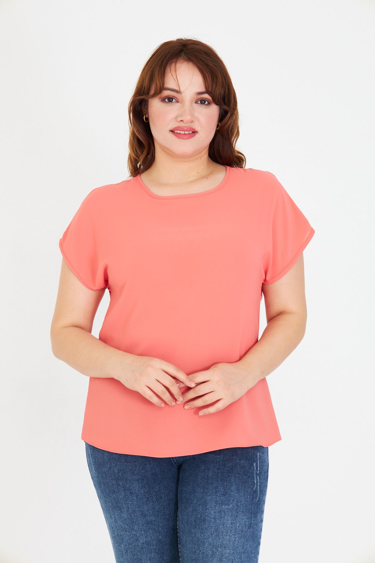 UNIQUE LADY Minimal Tasarım Sade Bluz | 36'dan 58 Bedene Kadar Battal Beden Seçenekli