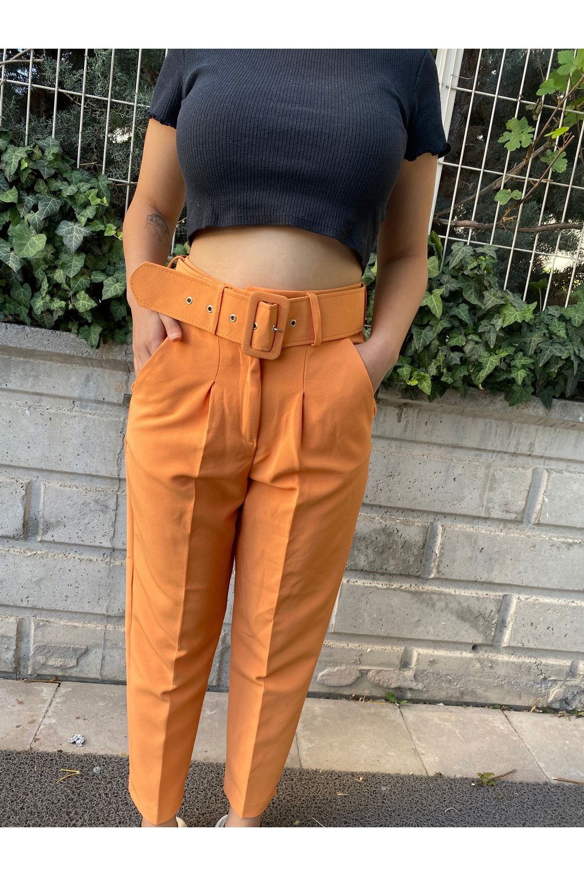 MODA Turuncu pantolon