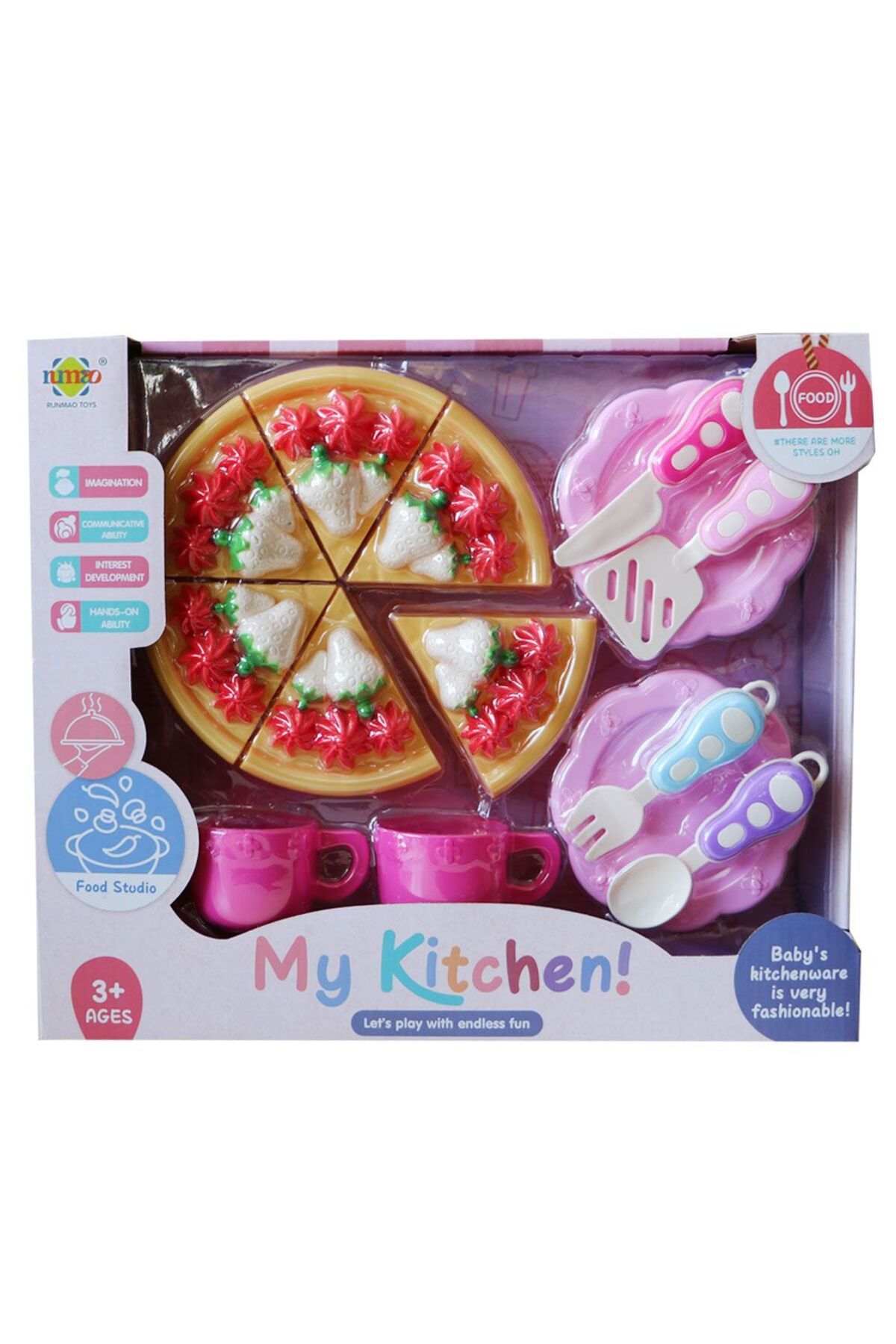 OEM Set Cofetarie Cu Tort Si Accesorii Ocie Cake Service - One Size