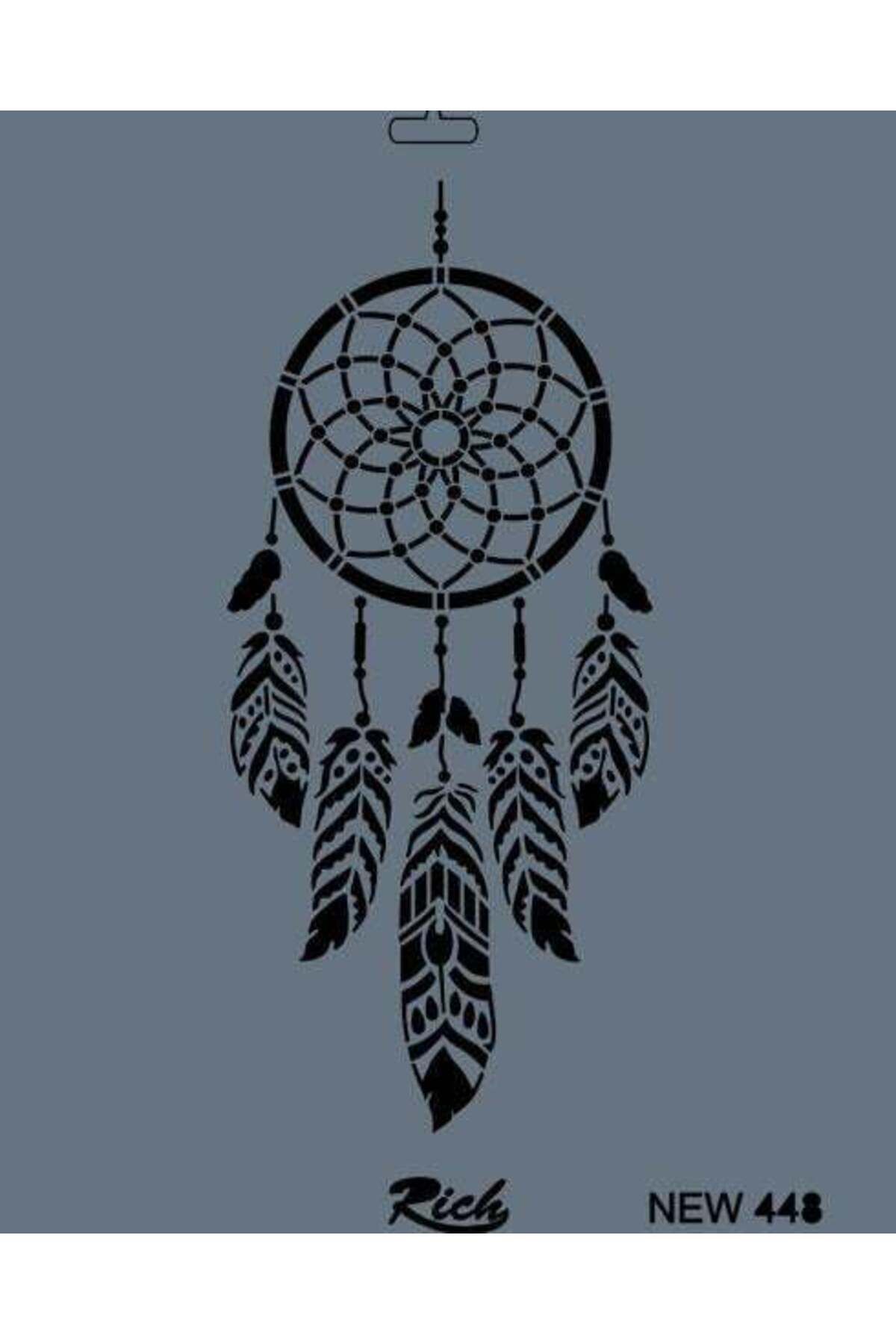 Emperium Rich New Seri N-448 Stencil 35x25 cm