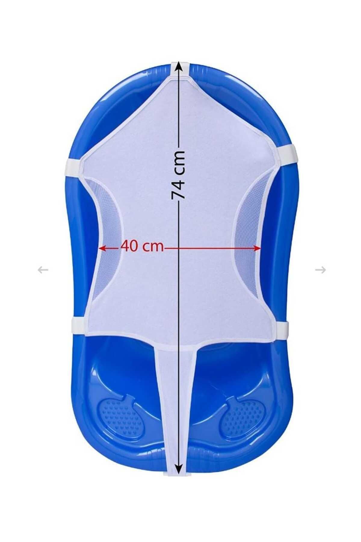 POLY BABY Beyaz Bebek Banyo Filesi – Kaymaz, Ergonomik ve Güvenli Destek