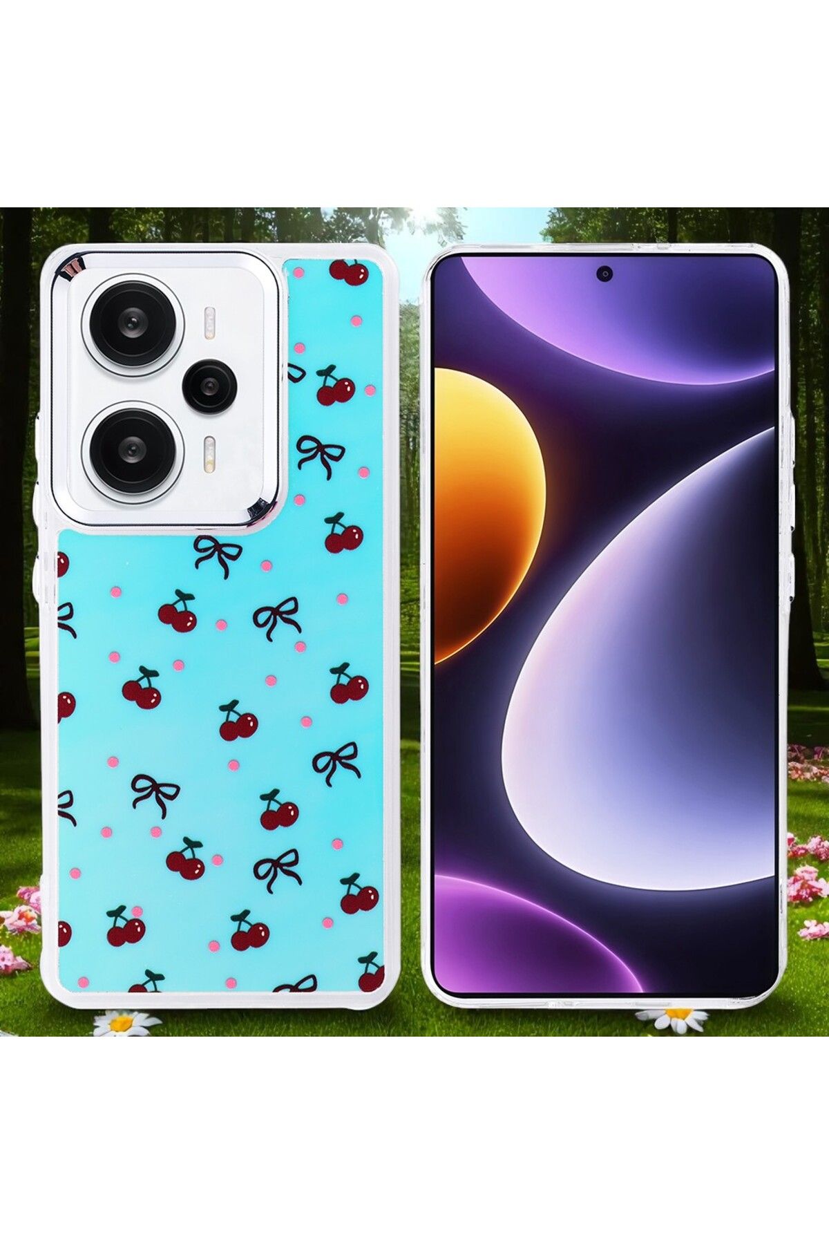 Hatreds Xiaomi Redmi Note 13 Pro 4G Kılıf Figür Desenli Elde Kaymaz Soft Silikon Kapak