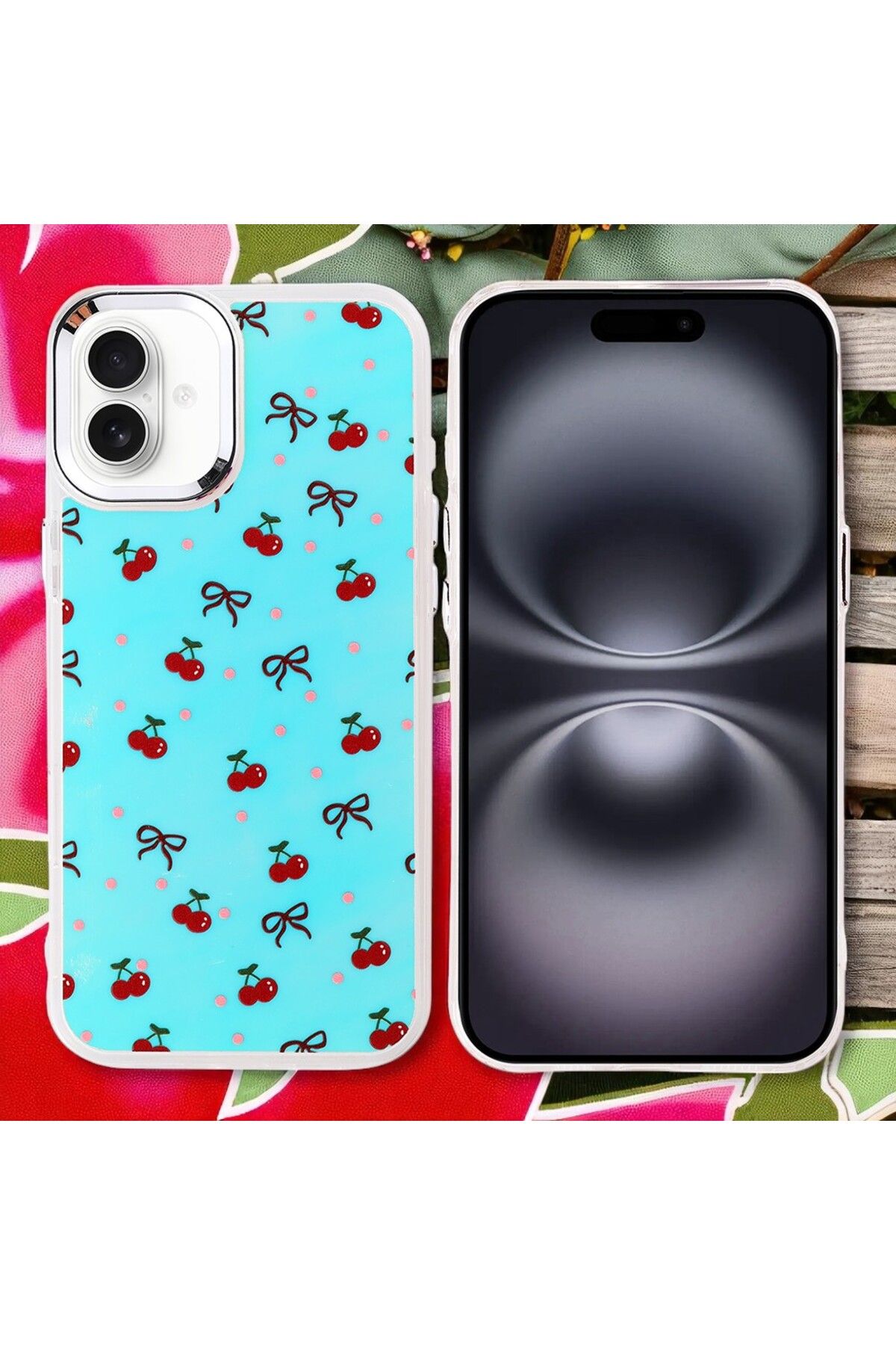 Hatreds Apple iPhone 16 Kılıf Figür Desenli Elde Kaymaz Soft Silikon Kapak