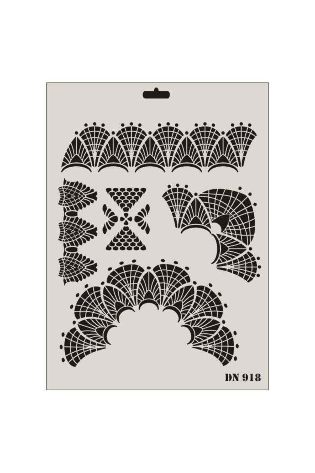 Emperium Dantel Seri DN-918 Stencil 35x25 cm