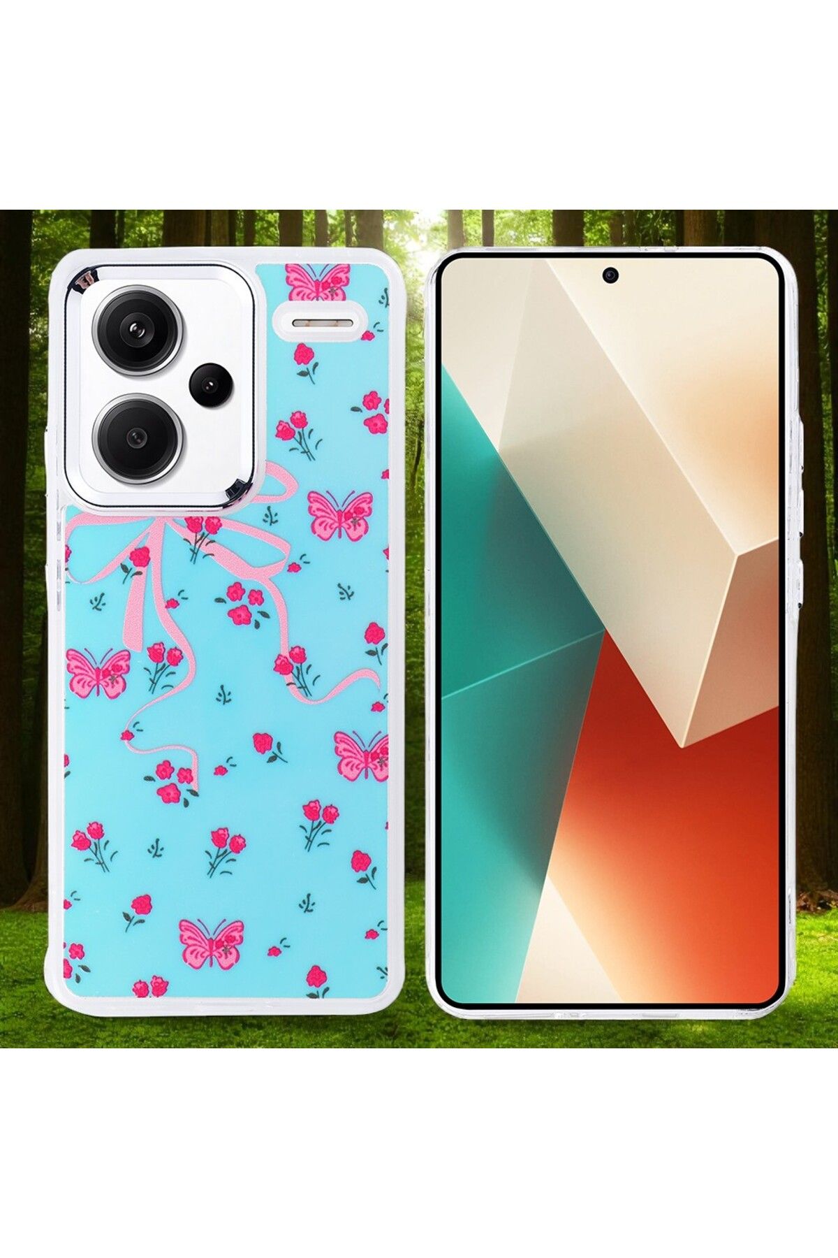 Hatreds Xiaomi Redmi Note 13 Pro Plus 5G Kılıf Figür Desenli Elde Kaymaz Soft Silikon Kapak