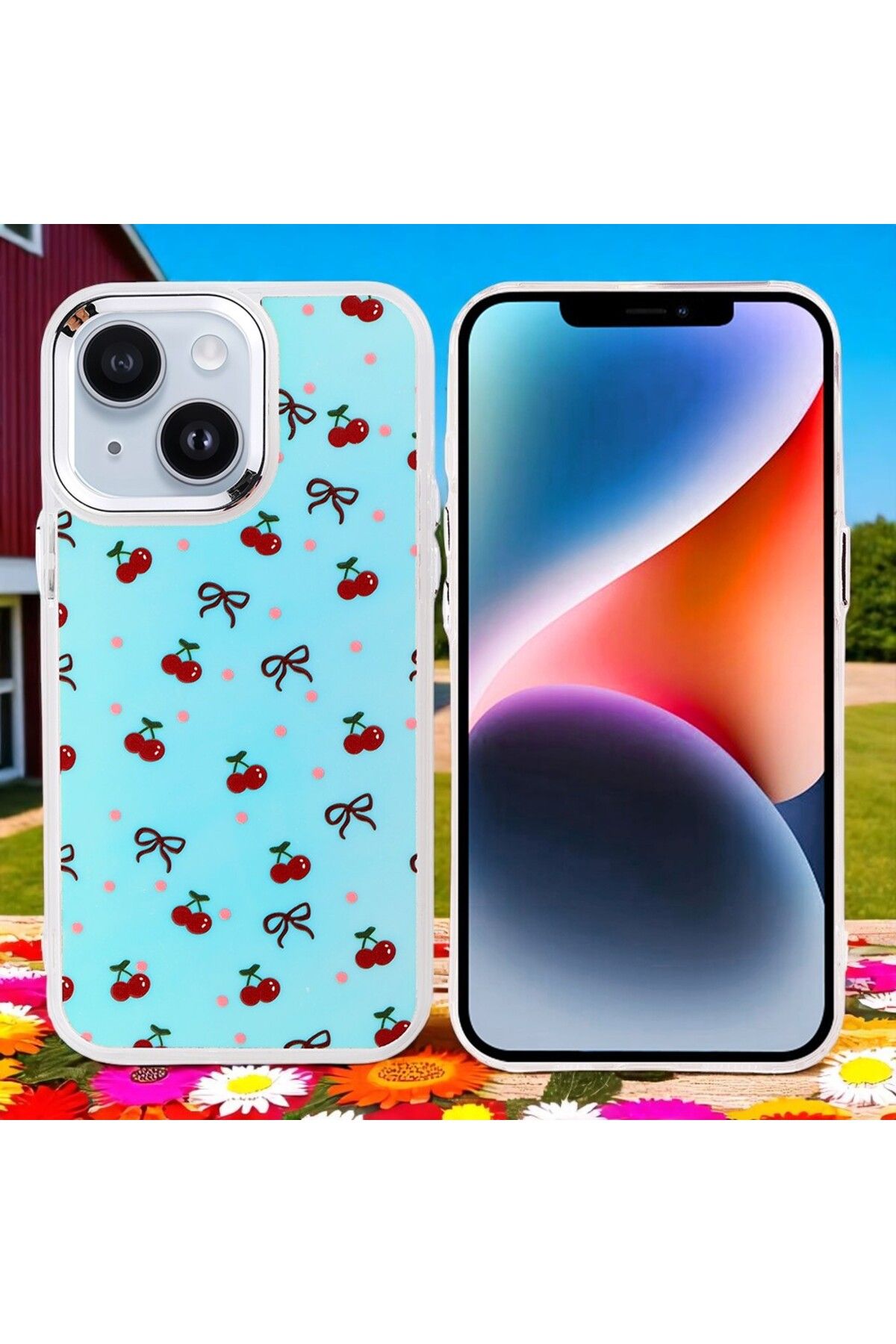 Hatreds Apple iPhone 13 Kılıf Figür Desenli Elde Kaymaz Soft Silikon Kapak