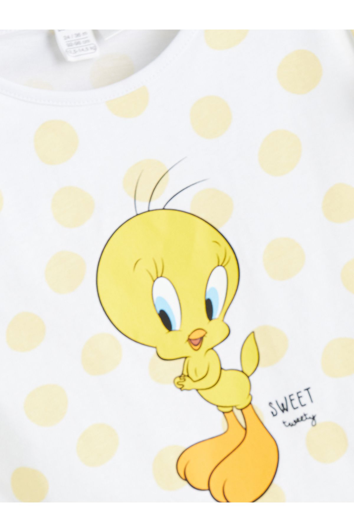 LC Waikiki-Tweety bedruckte Mädchenbluse und Shorts im 2er-Pack 3