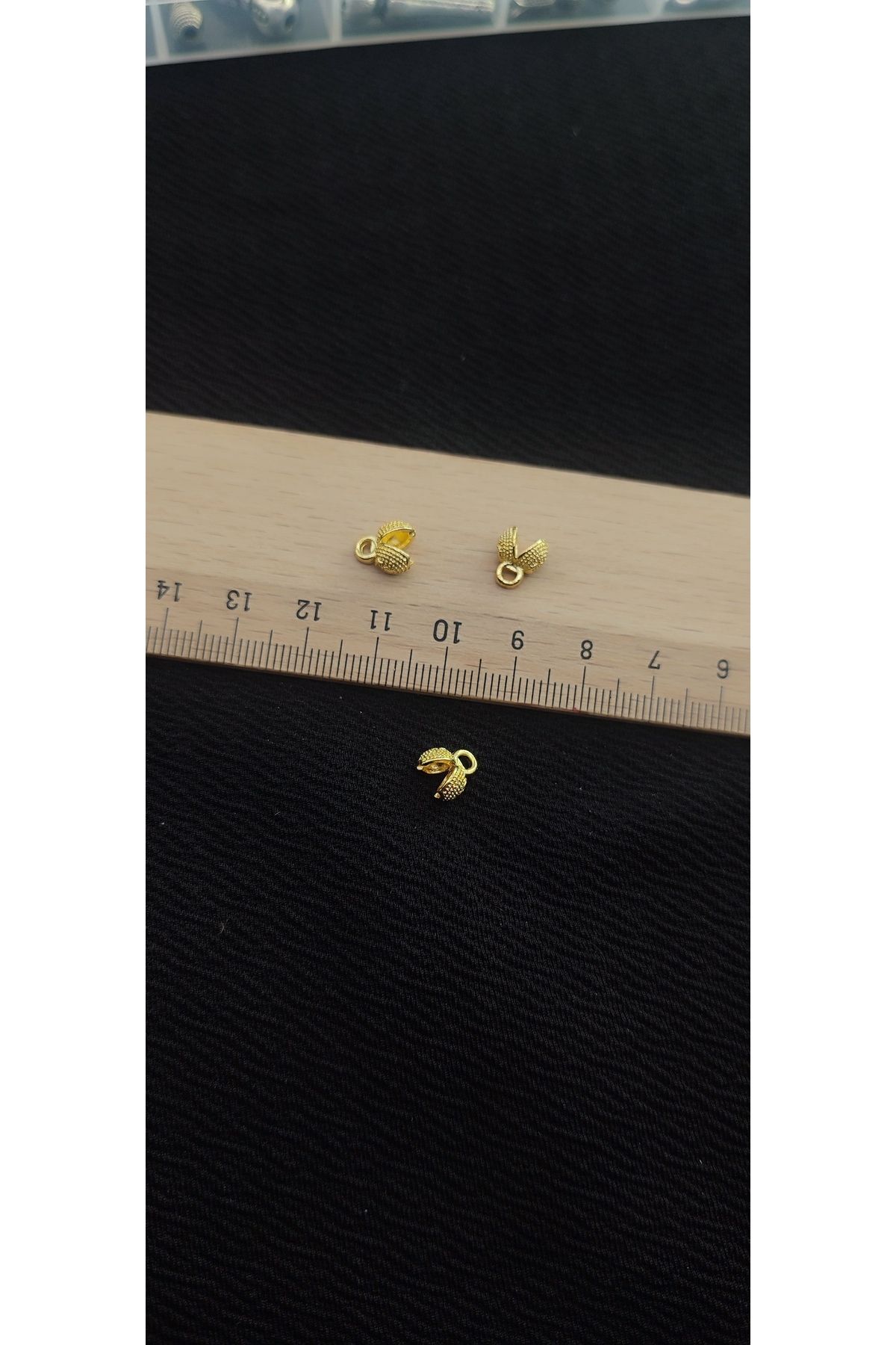 QELA COLLECTION Düğüm Kapama Aparatı 6mm 30 Adet Düğüm Gizleme Tesbih Malzemesi
