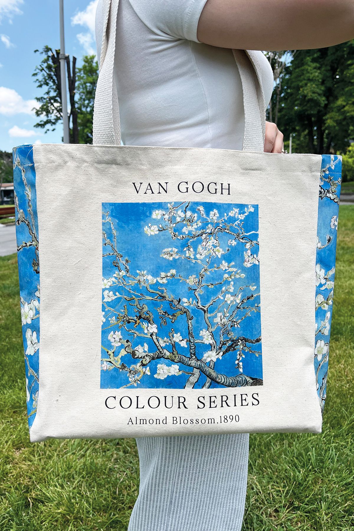 Homefesto Baskılı Bez Çanta, Yıkanabilir, İç Cepli, Kadın Kanvas Çanta, Günlük Kullanıma Uygun Tote Bag
