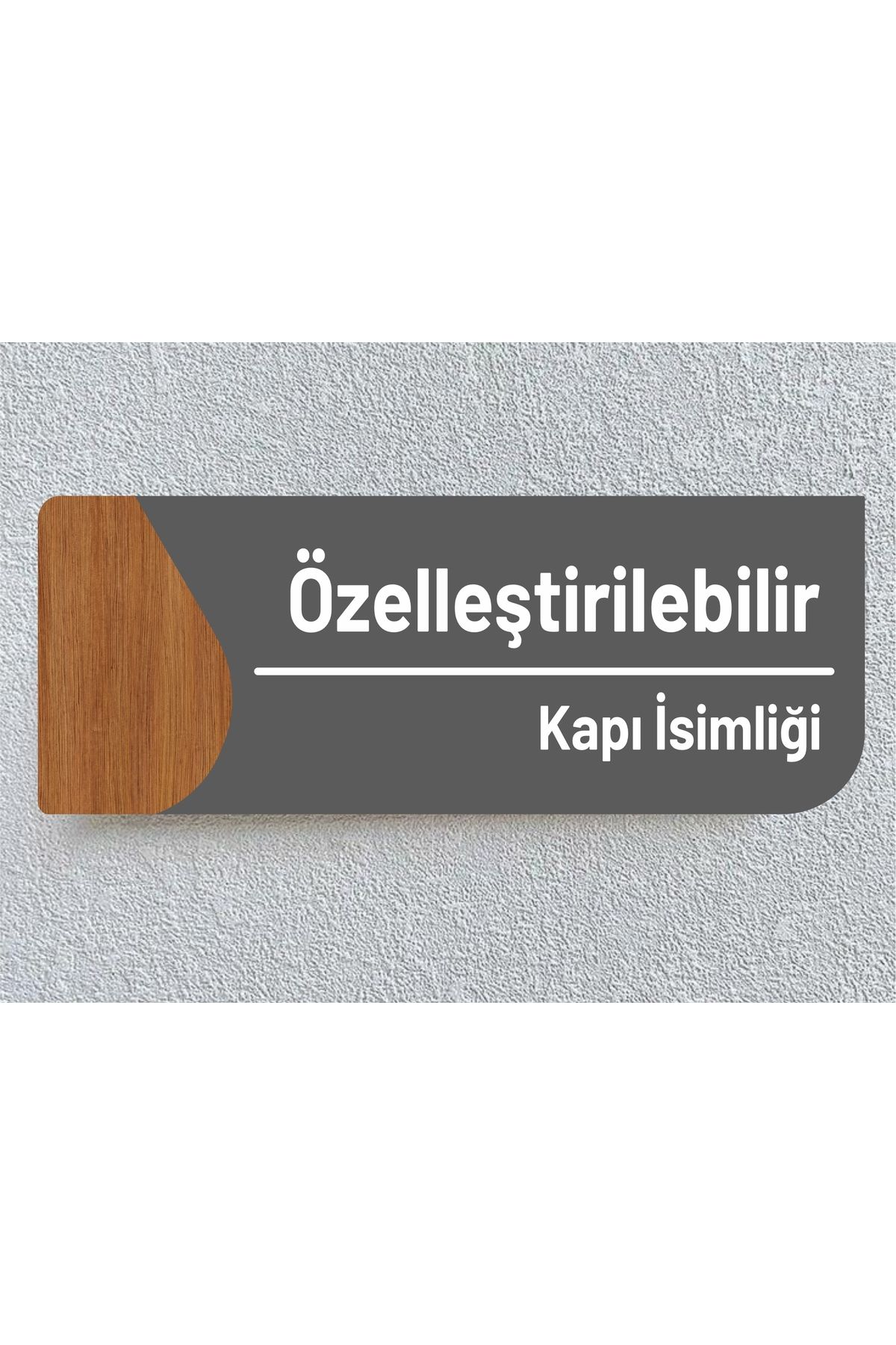 zafrakreklam Özelleştirilebilir Ofis Oda Kapı isimliği Yönlendirme Tabelası Kişiselleştirilebilir 26X10CM