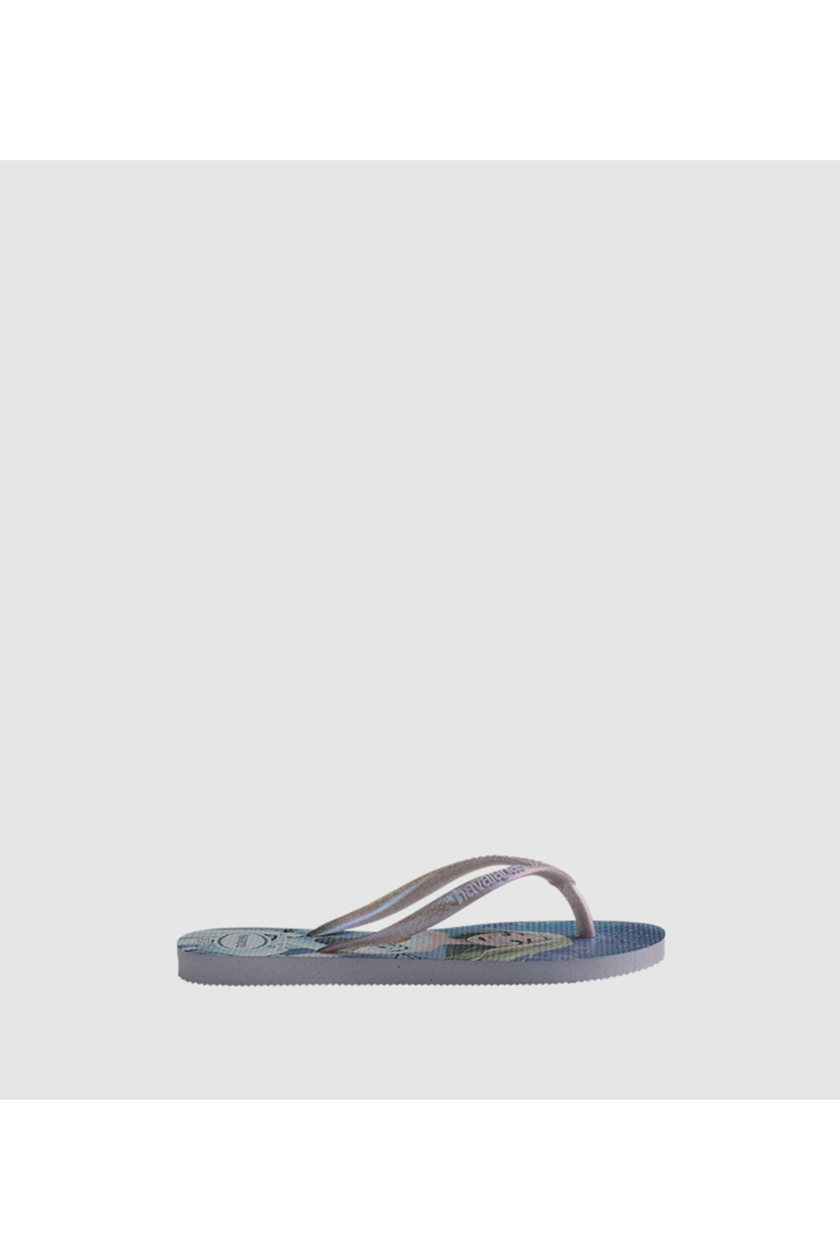 Havaianas-صندل هاف. كيدز سليم فروزن للأطفال باللون الأرجواني 1