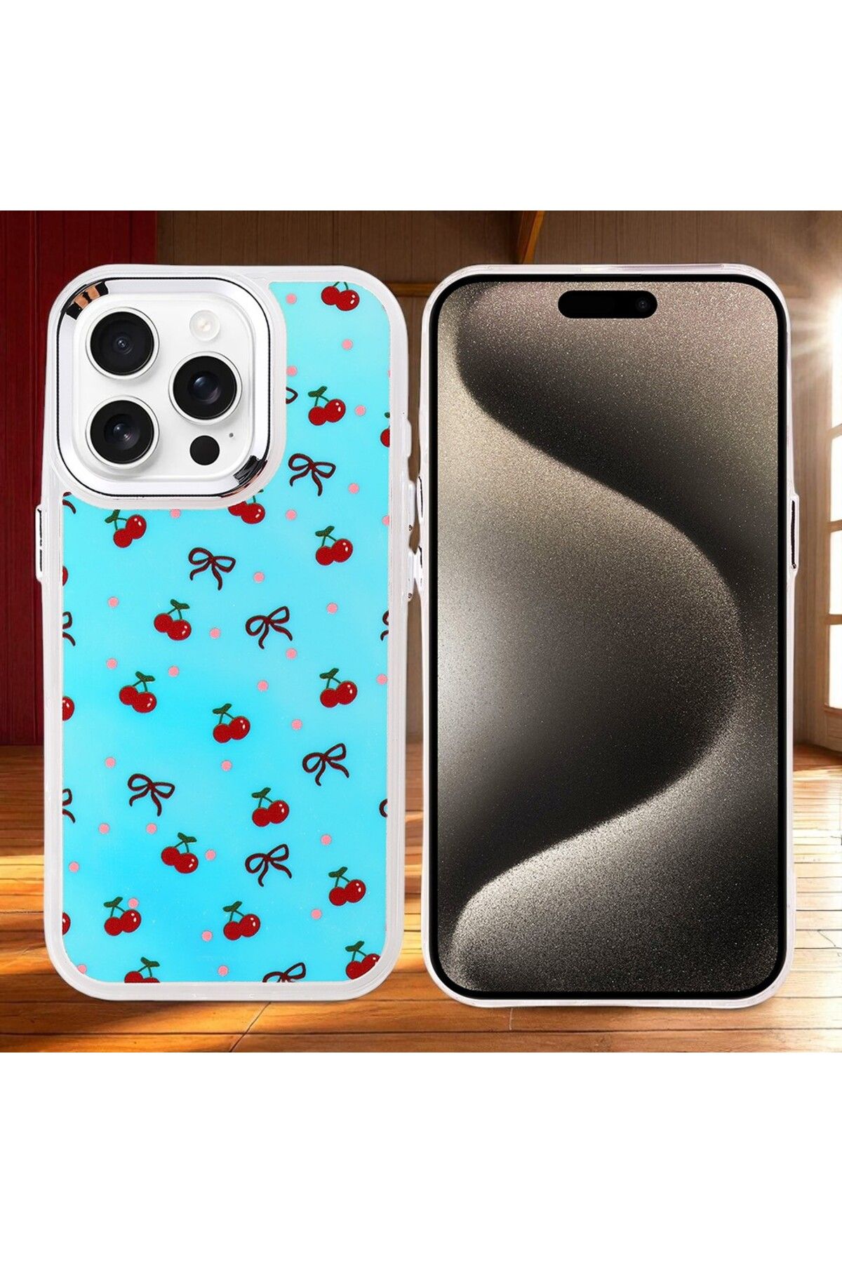 Hatreds Apple iPhone 15 Pro Kılıf Figür Desenli Elde Kaymaz Soft Silikon Kapak