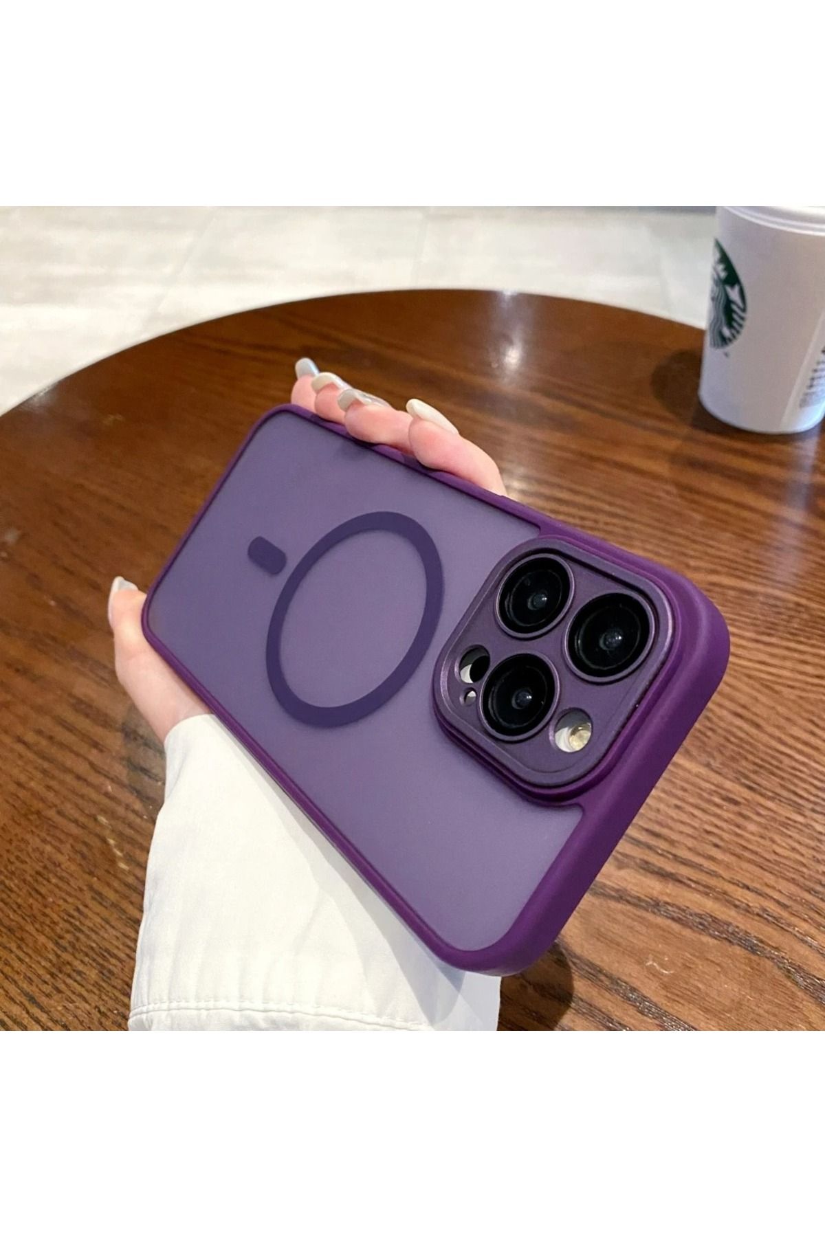 Di Aksesuar Samsung Galaxy A26 Mor Soft Magsafe Kılıf