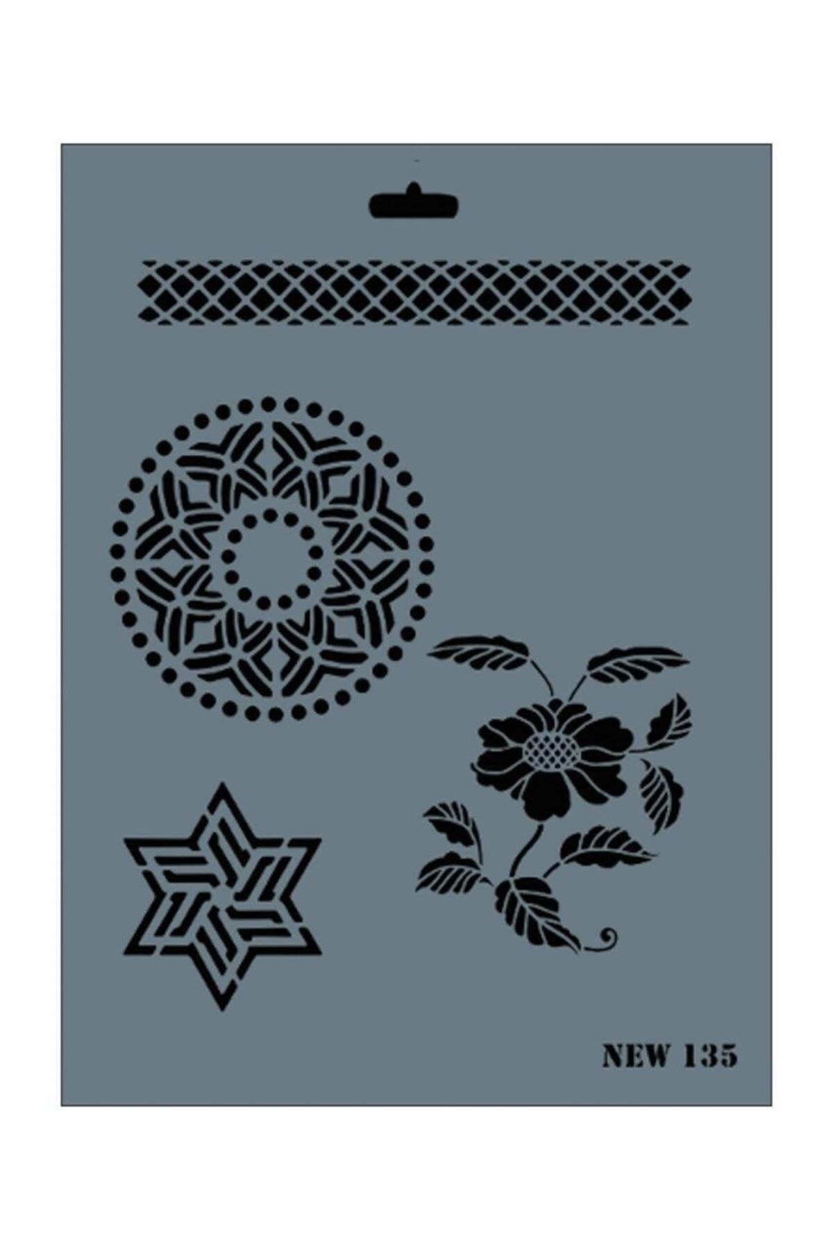 Emperium Rich New Seri N-135 Stencil 35x25 cm