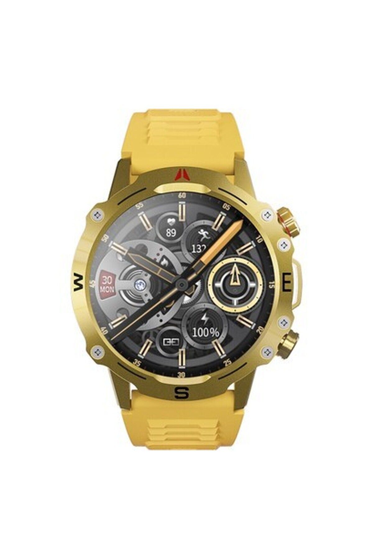 You Smart R15-AR152 Gold & Yellow Silikon Akıllı Kol Saati