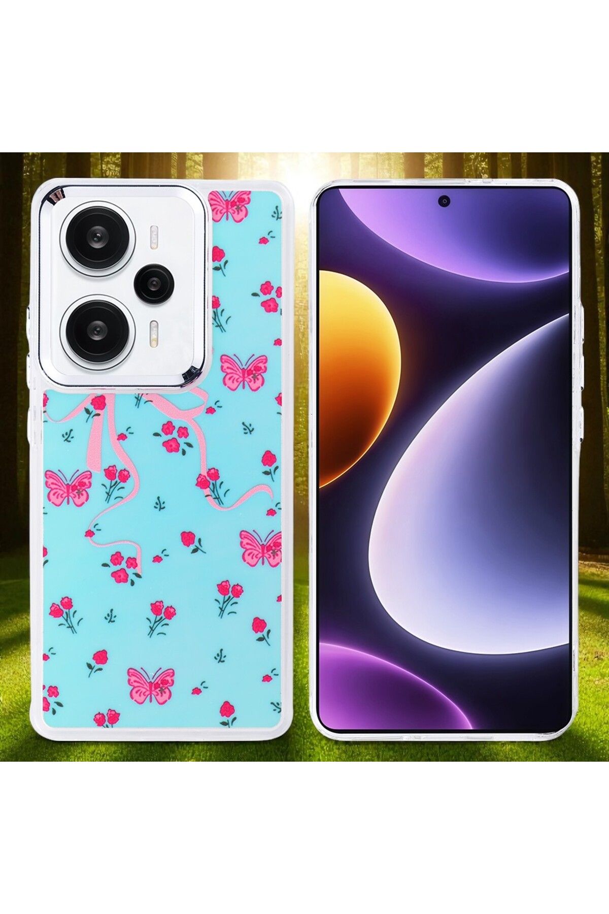 Hatreds Xiaomi Redmi Note 13 Pro 4G Kılıf Figür Desenli Elde Kaymaz Soft Silikon Kapak