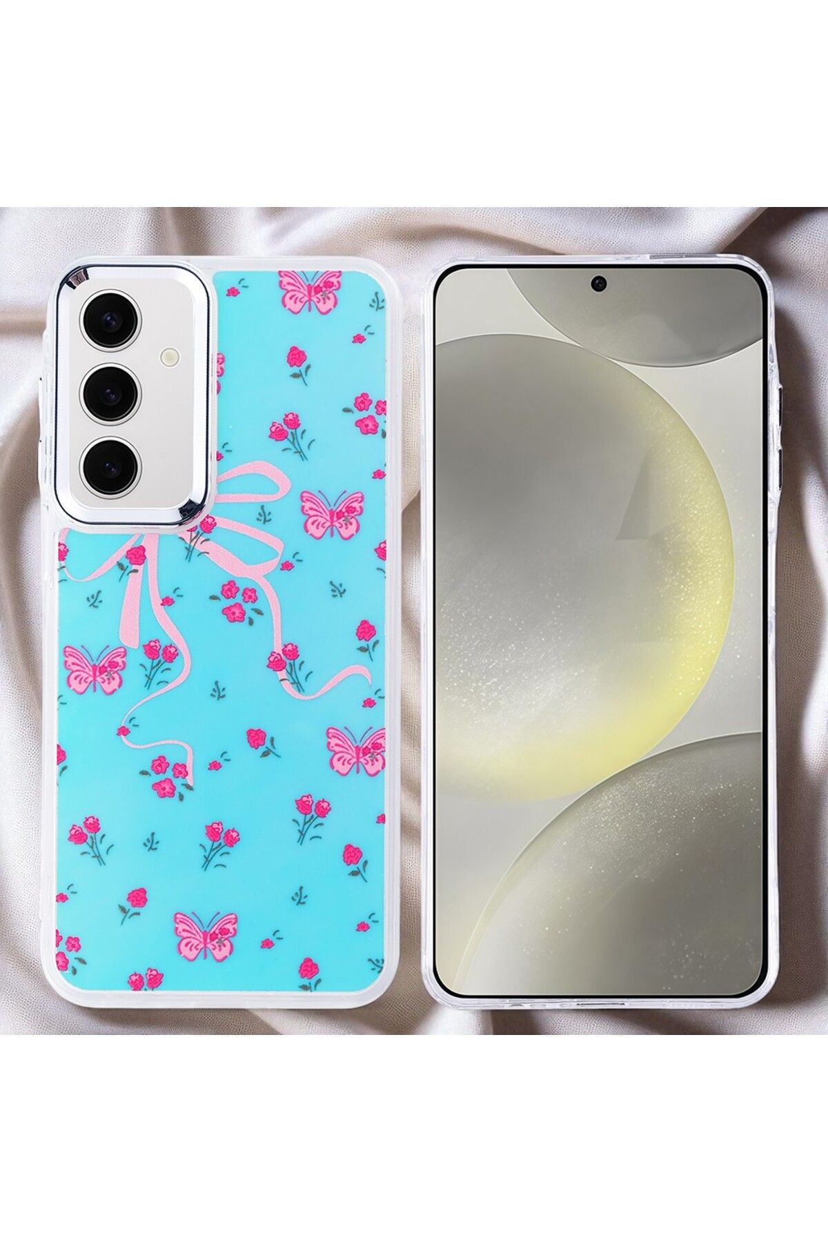 Hatreds Galaxy S24 FE Kılıf Figür Desenli Elde Kaymaz Soft Silikon Kapak
