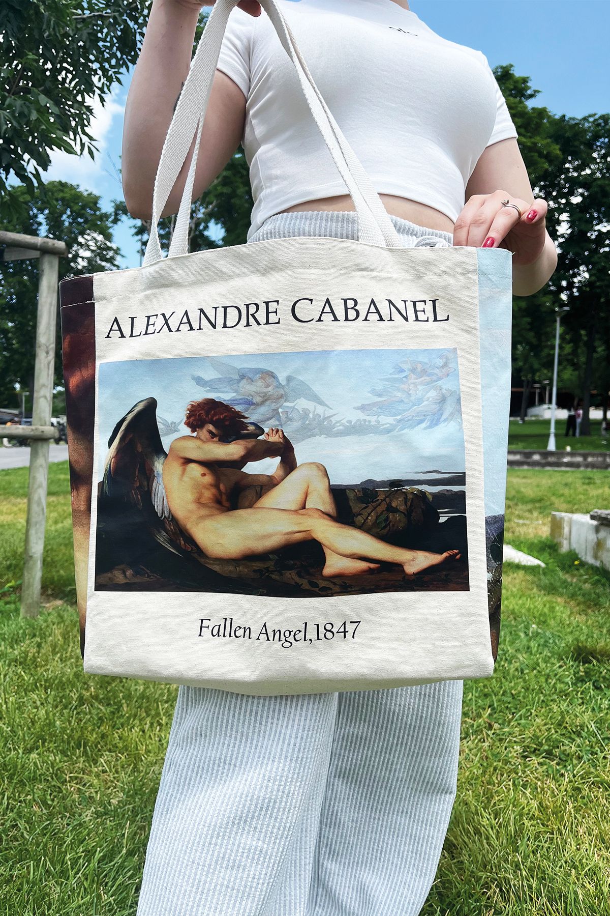 Homefesto Baskılı Bez Çanta, Yıkanabilir, İç Cepli, Kadın Kanvas Çanta, Günlük Kullanıma Uygun Tote Bag