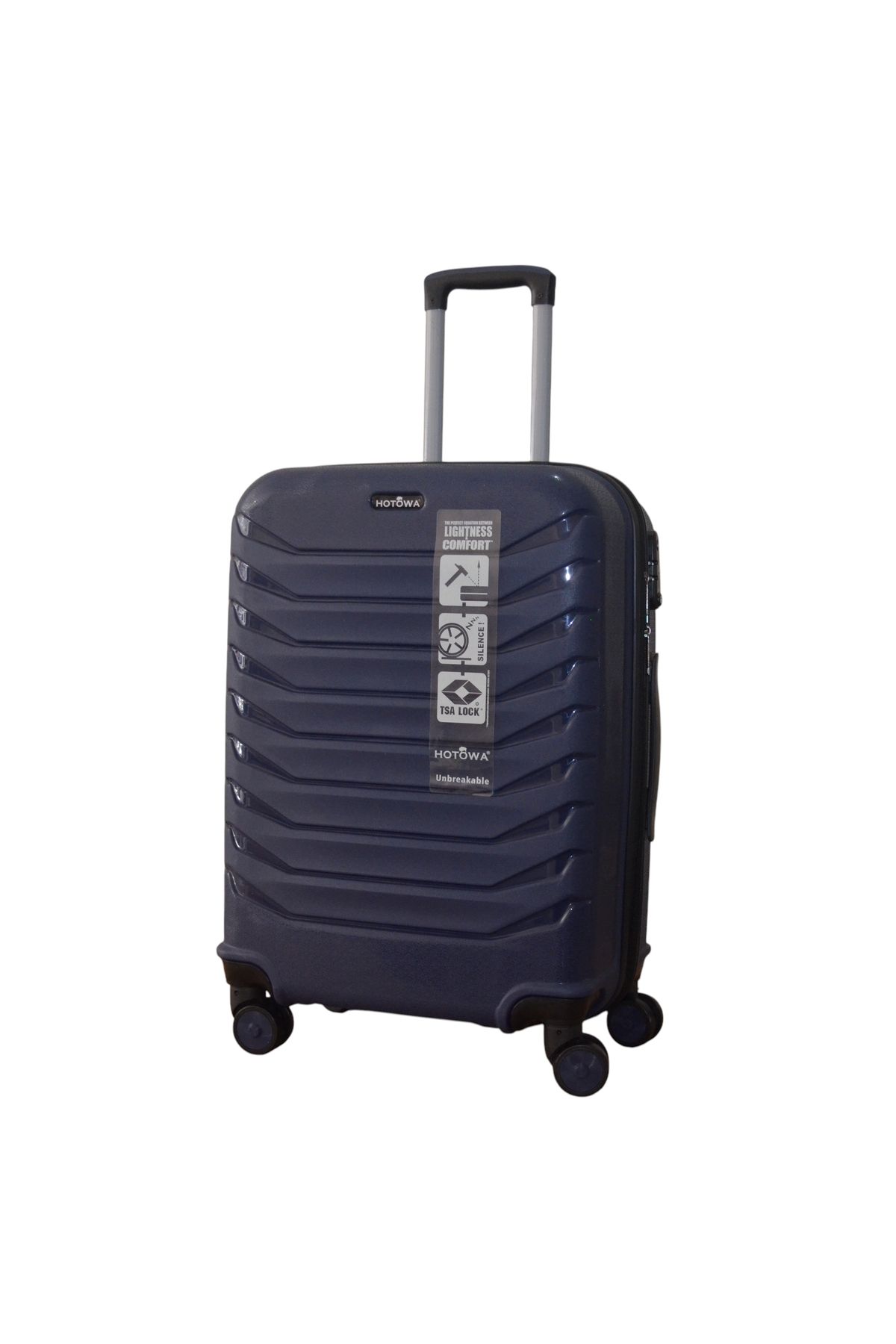 Hotowa Gold PP Valiz 8012 Lacivert Orta Boy