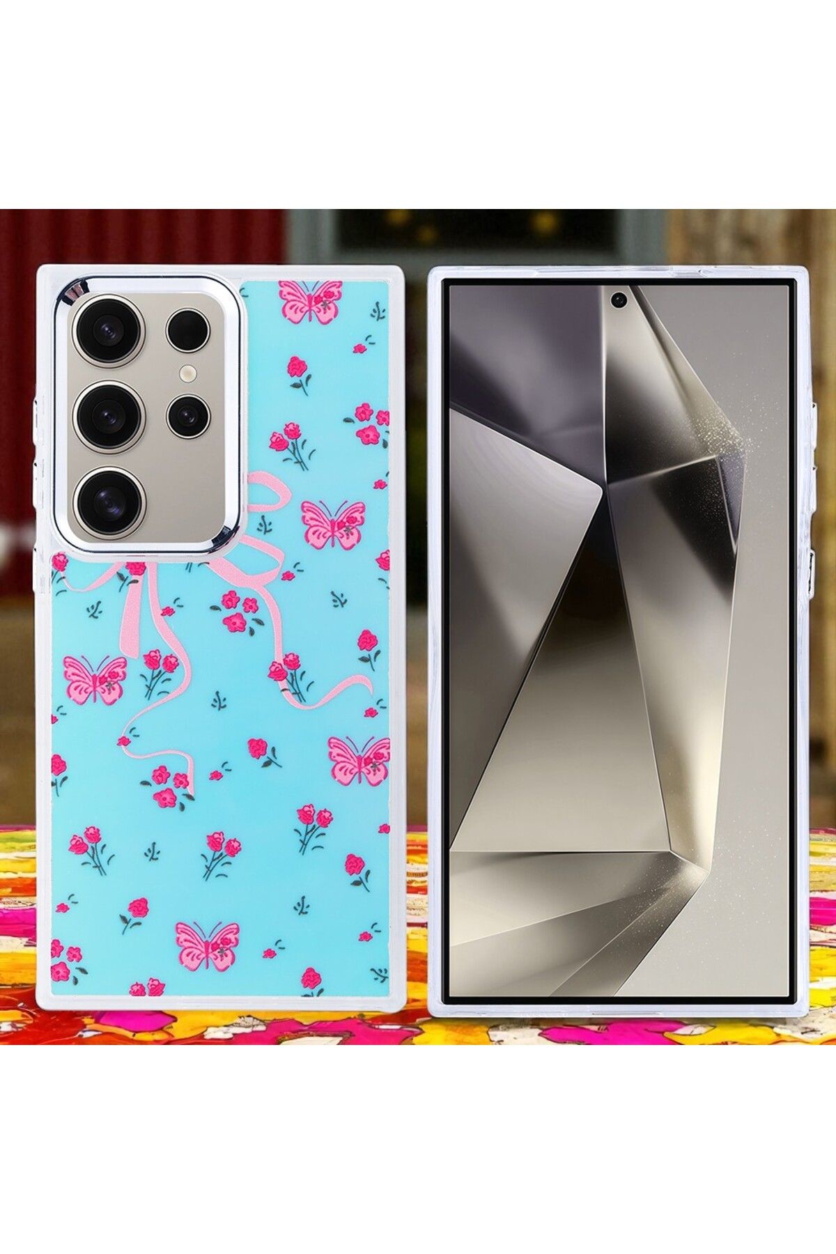 Hatreds Galaxy S24 Ultra Kılıf Figür Desenli Elde Kaymaz Soft Silikon Kapak