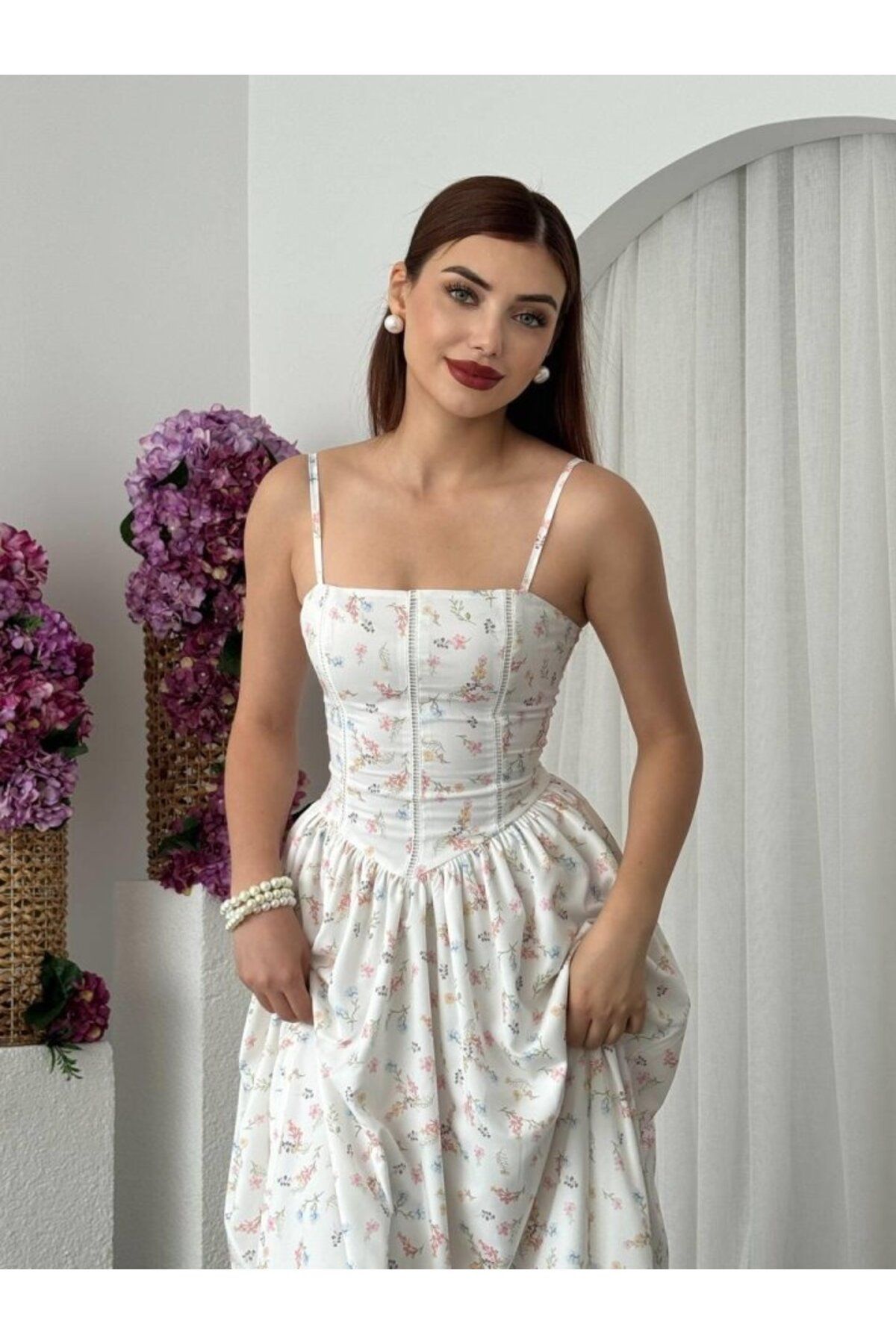 ETİLER COLLECTION Pars İp Askılı Elbise