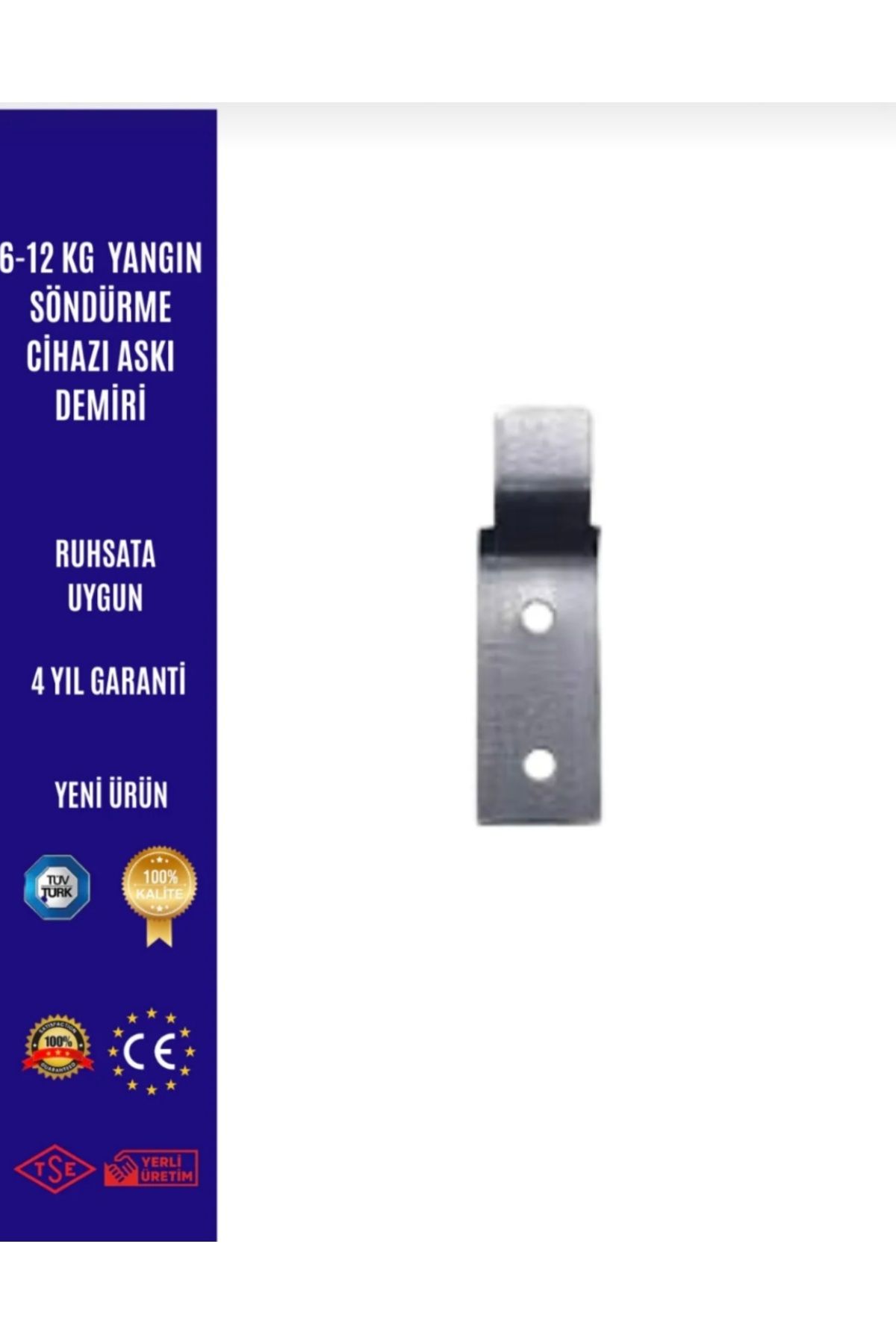ünalgrup 6- 12 Kg Yangın Tüpü Askılığı (1 Adet) Dübel Vida Dahil