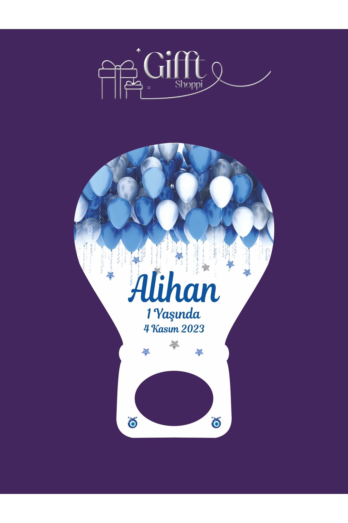 giftshoppi Balon açacak yenidoğan doğum günü magnet bebek hediyelikleri