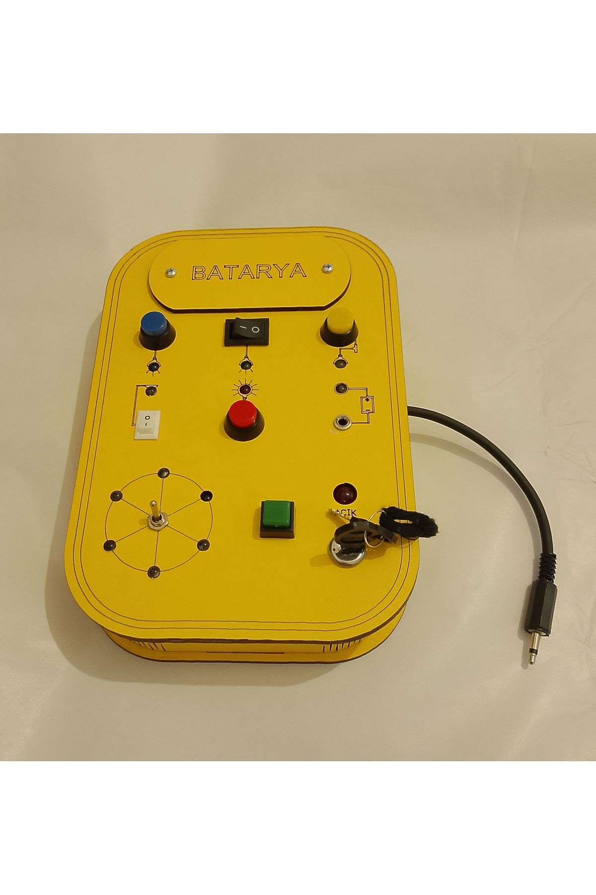 TLR hobi Montessori Çocuk Aktivite Duyusal Oyuncaklar LED Işık kontrol Panosu Busy Board Ses ve Işık