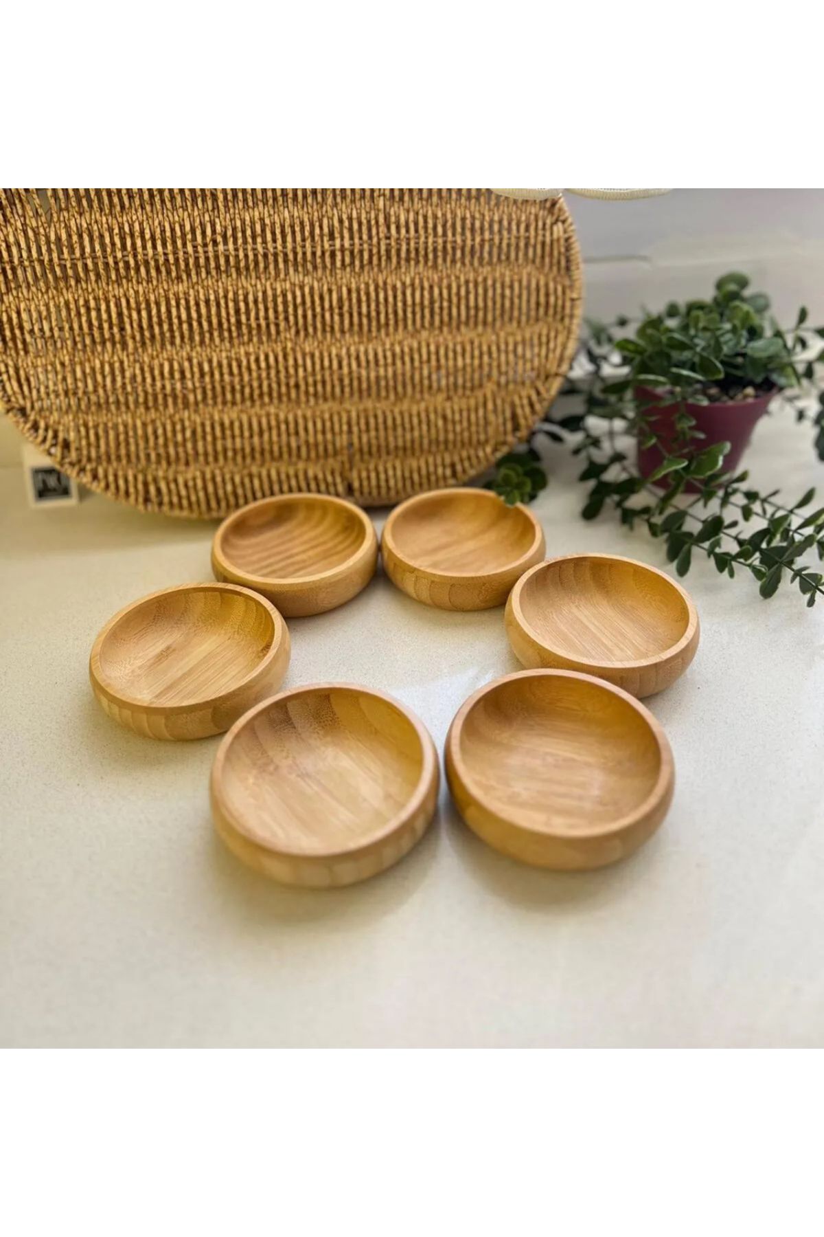 Home 4’lü ahşap çerezlik