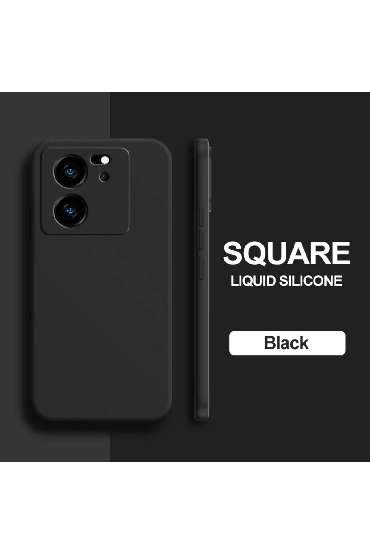 GRABONO Xiaomi Mi 13T / Xiaomi Mi 13T Pro Kılıf Kamera Korumalı Kadife İç Kaplama Mat Premium Seri