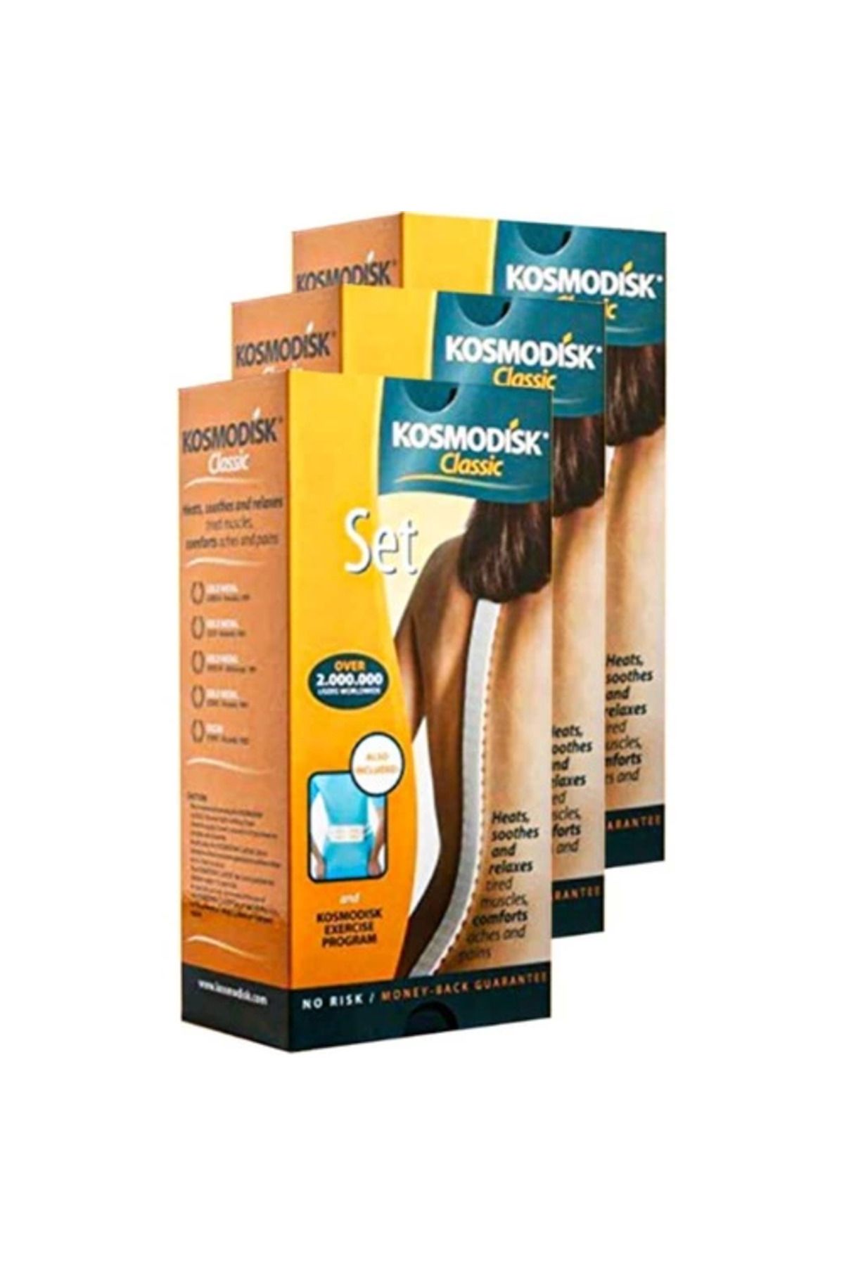 Emper Kosmodisk Omurga Masaj Aleti 20.5 x 10 cm 63.5 x 4 cm x 3 adet