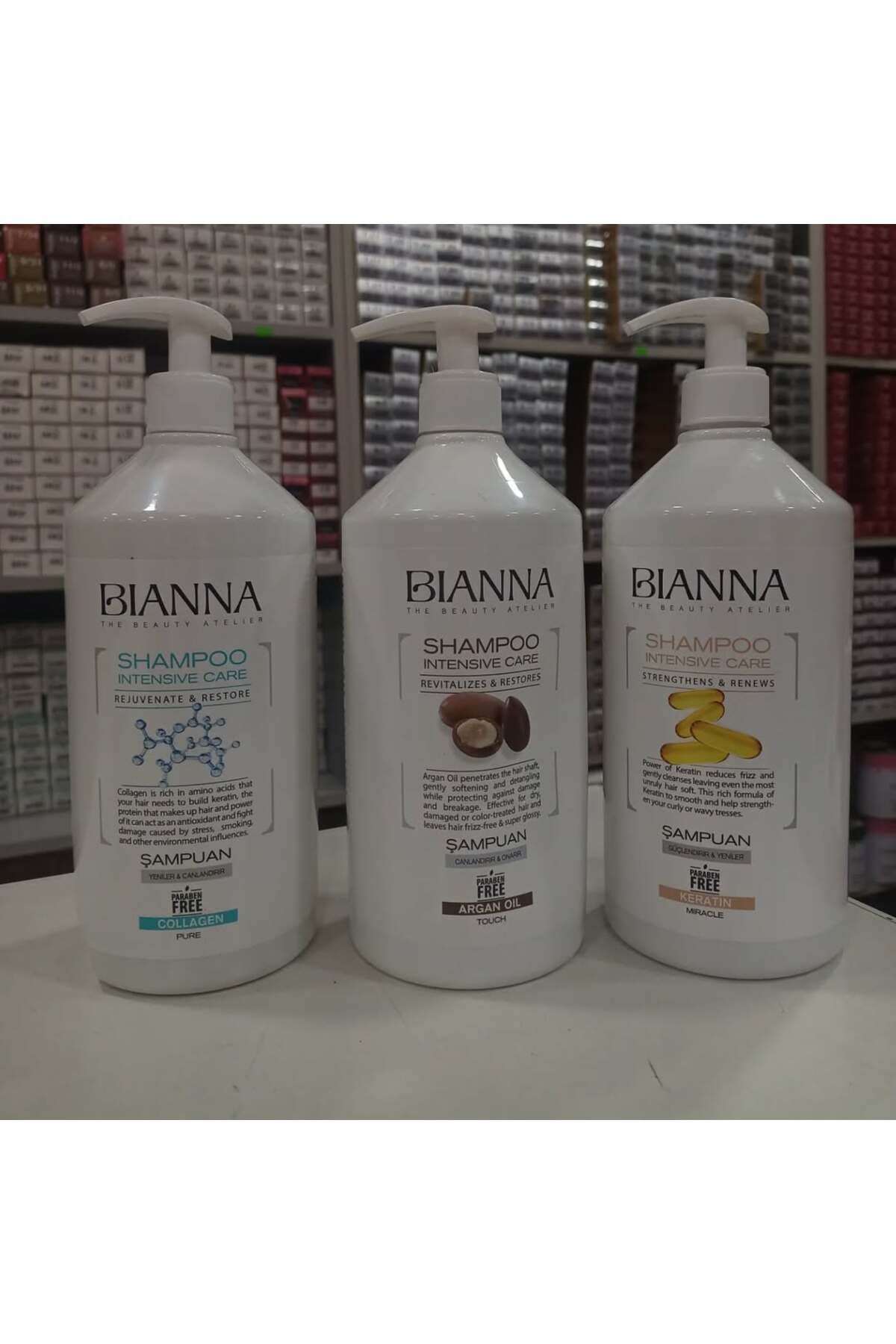 Bianna Şampuan 1000ML ( Keratın & Argan & Collagen )