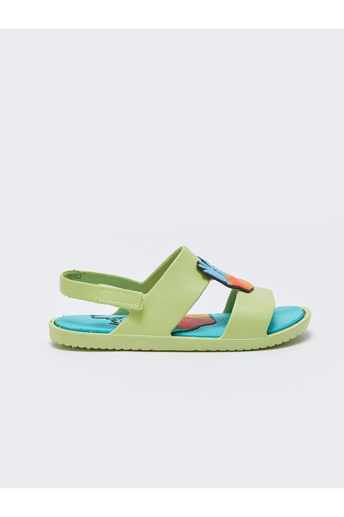 LC Waikiki-Lcw Steps Green Patch Detailed Boys' Sandals 2