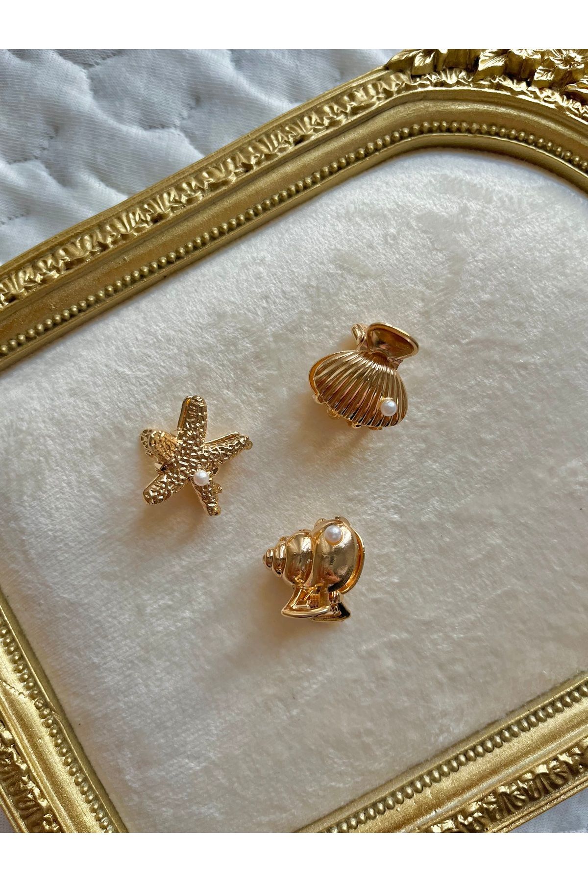 sirius jewelry Metal 3Lü Saç Tokaları