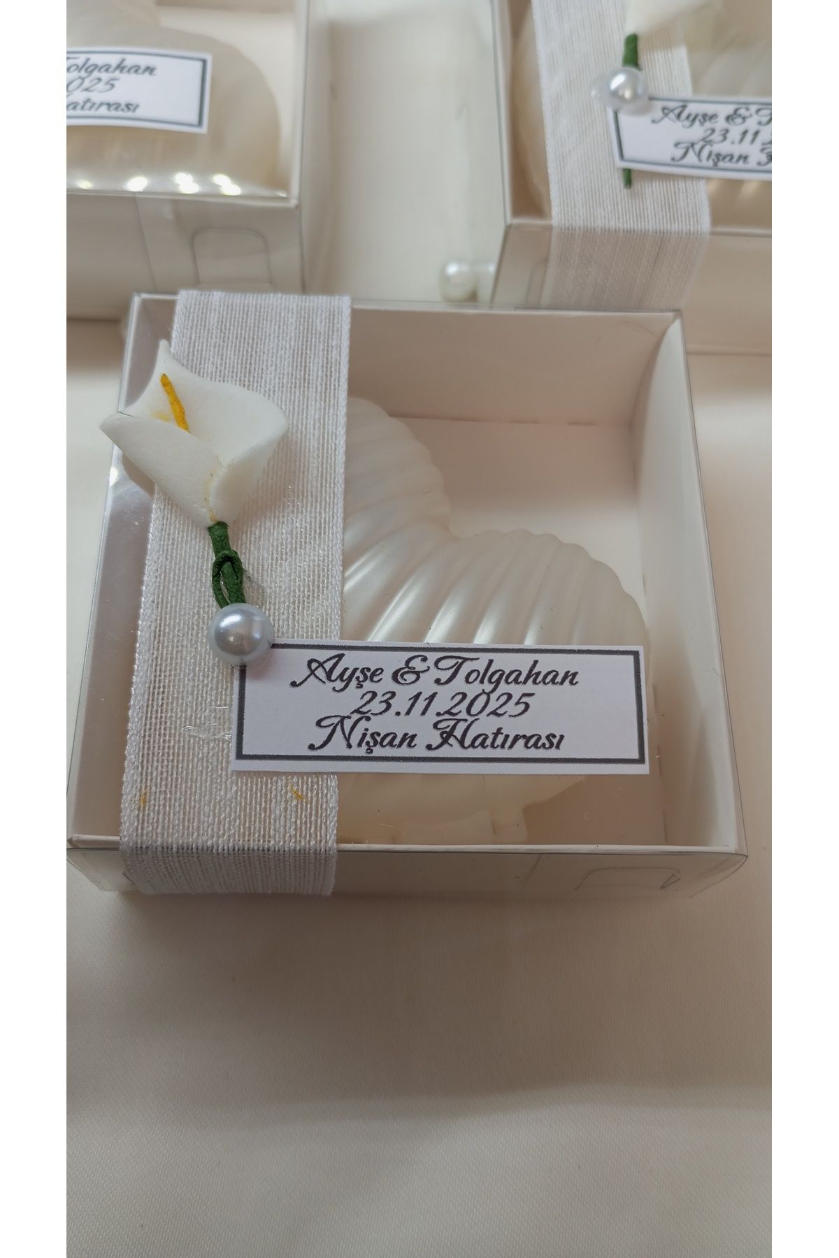 PERFECT HOBBY Kutulu Kalp Istiridye Mum; Düğün, Nişan, Nikah, Söz, Kına, Sünnet, Mevlit, Doğum Günü (10ADET)