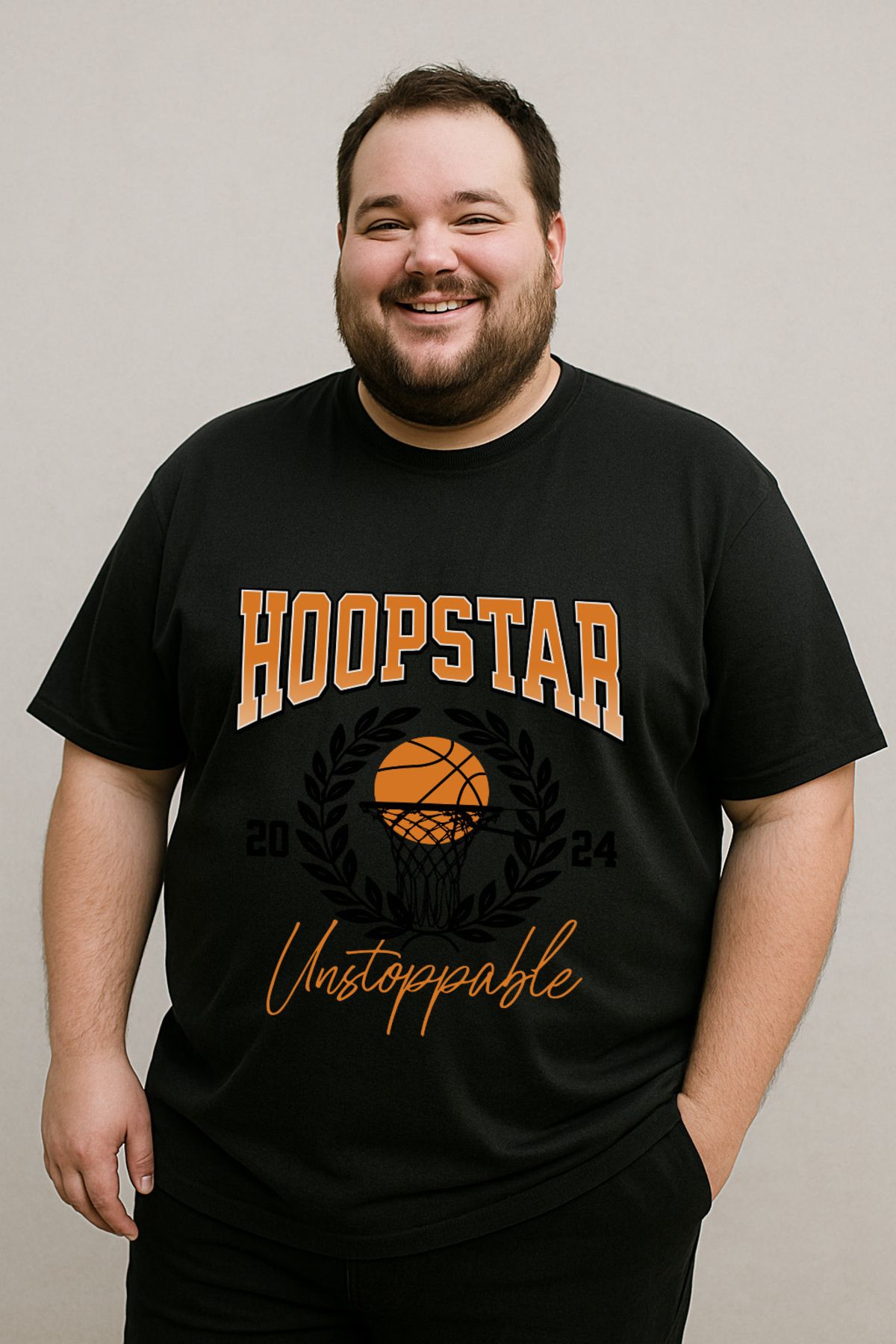 DogFish Siyah BasketballSportsgamedayTshirt Baskılı Tişört %100 Pamuk Konforu