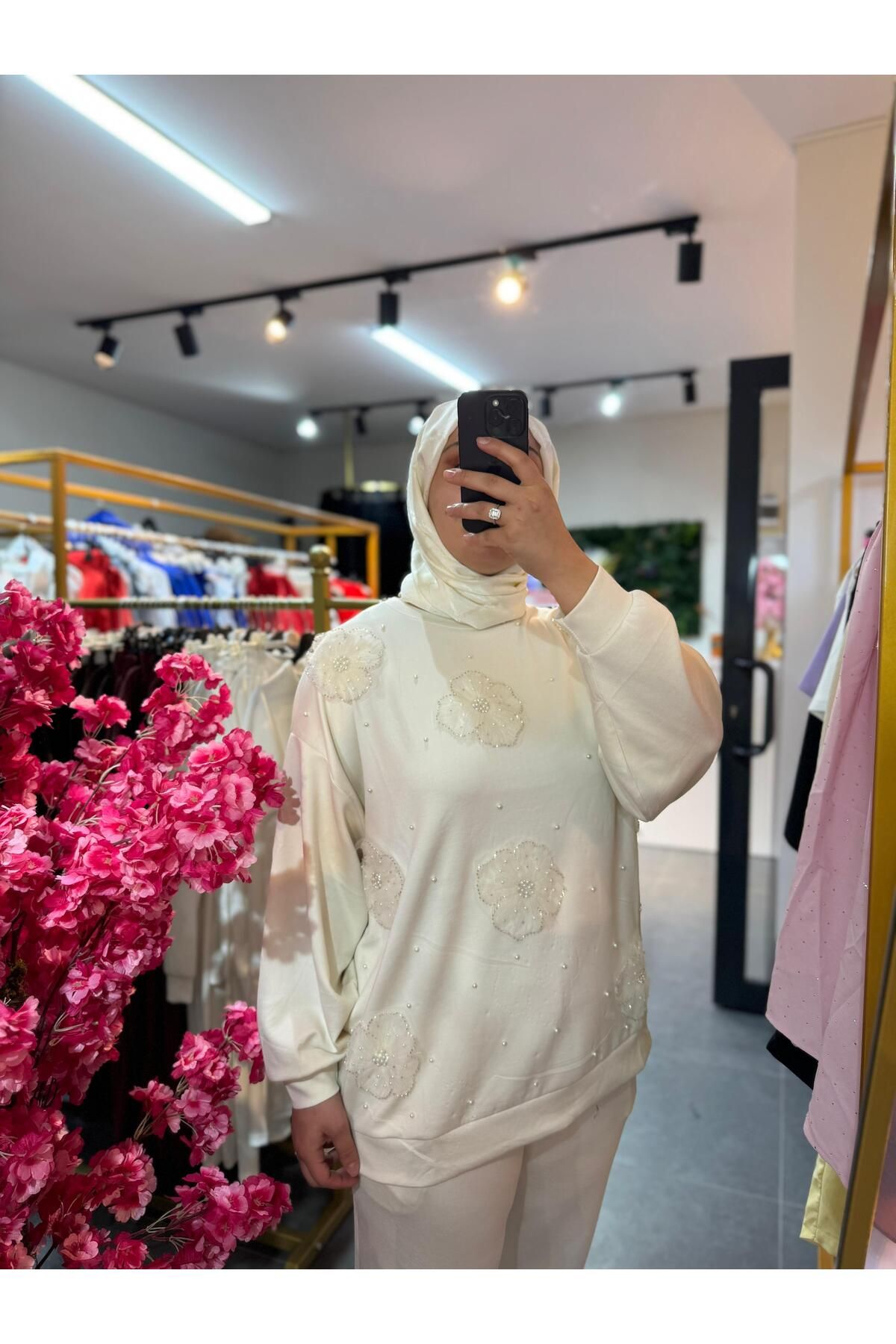 Büşra Fashion TÜL ÇİÇEK VE İNCİLİ TAKIM