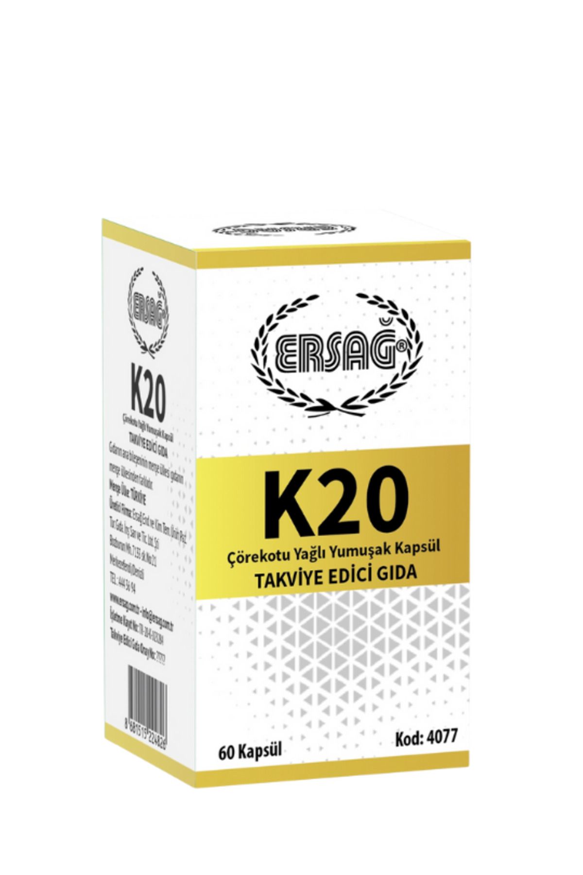 Ersağ ERSAĞ K20 TAKVİYE EDİCİ GIDA