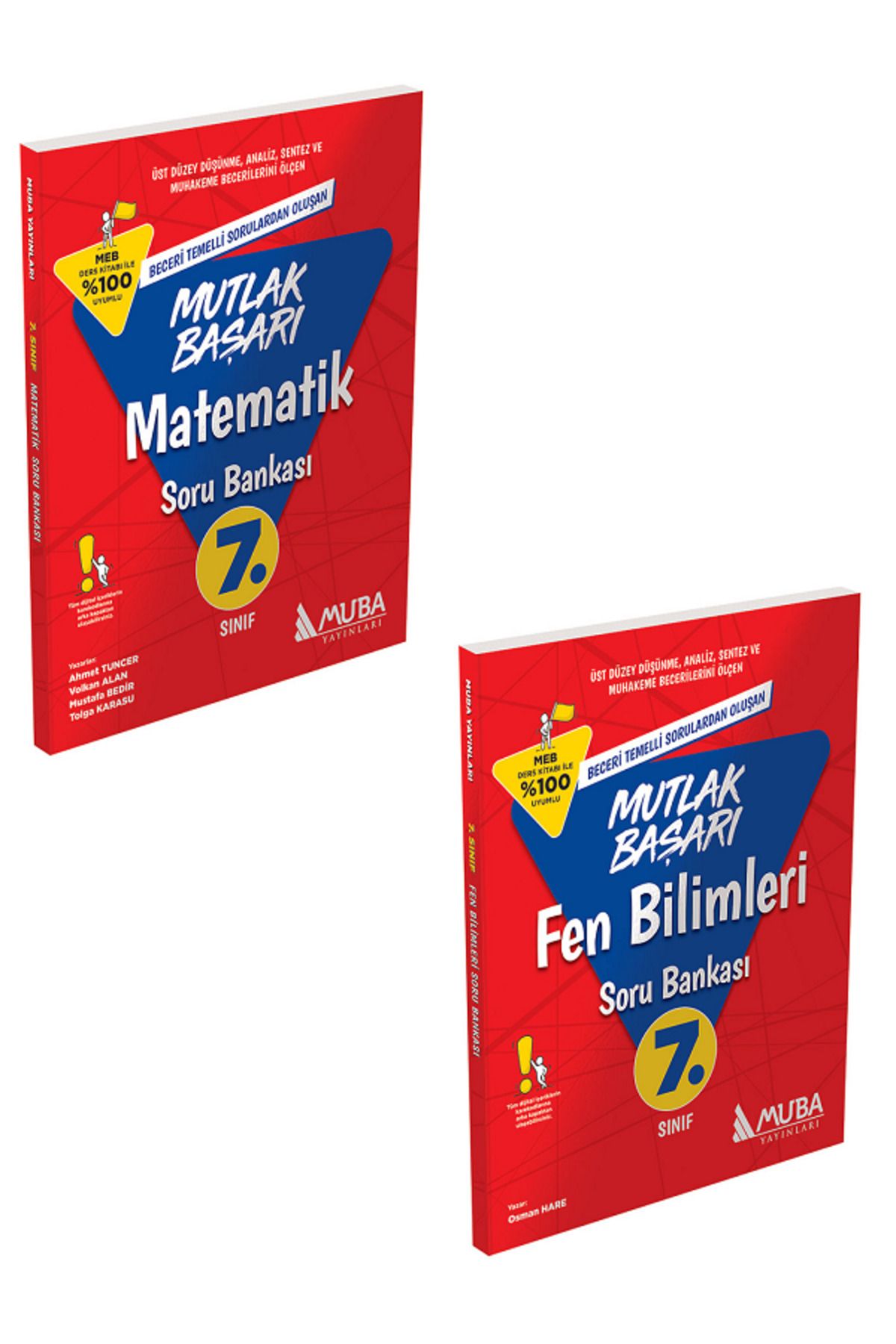 Evrensel İletişim Yayınları 7.Sınıf Muba Mutlak Başarı Matematik + Fen Bilimleri Soru Bankası / Beceri Temelli / 2 KİTAP