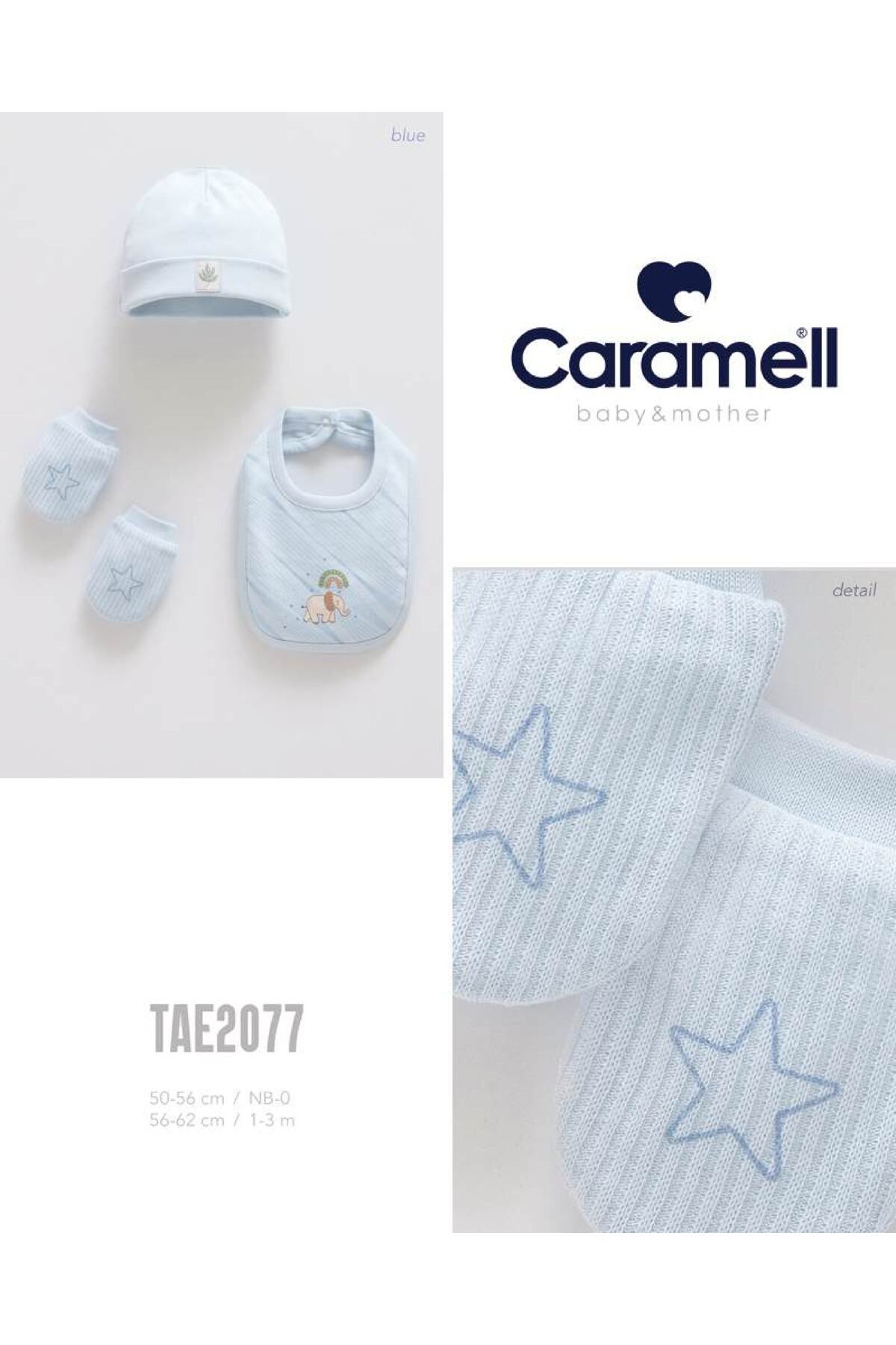 Caramell My Baby Kumsal 4lü Takım Aksesuar Eldiven Önlük Good Baby 2077