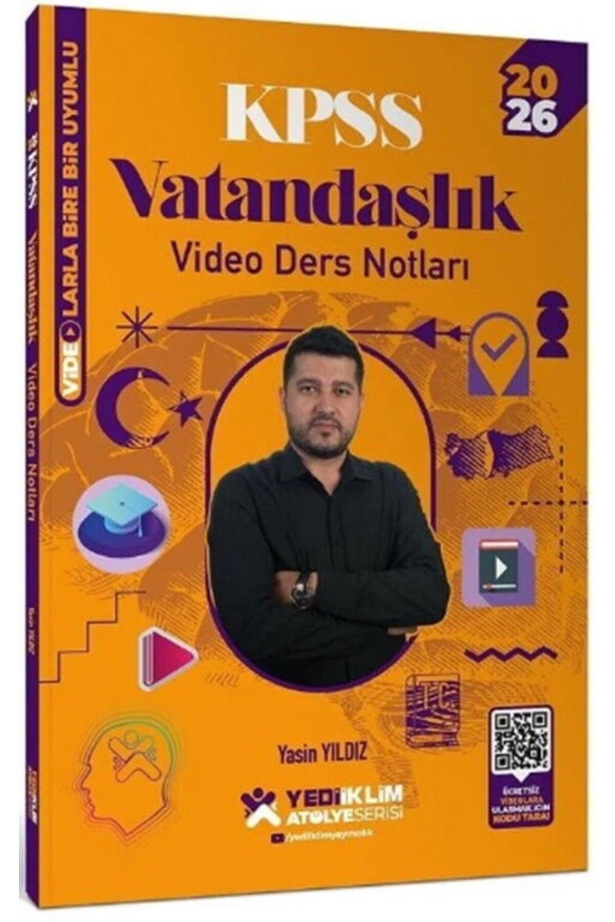Ankara Kitap Merkezi 2026 KPSS Vatandaşlık Atölye Video Ders Notları Yediiklim Yayınları