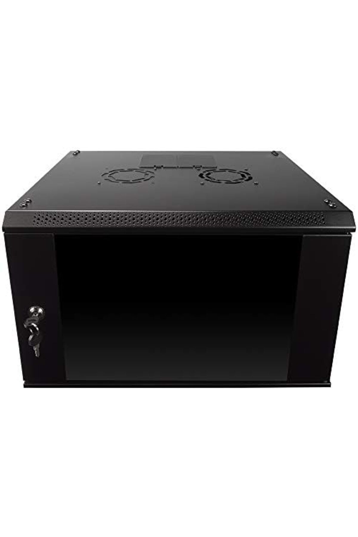 Generic-NETWOK BOX 6U Server Rack Enclosure with Glass Door, Cooling Fan, Locks, & Removable Side Panels 1