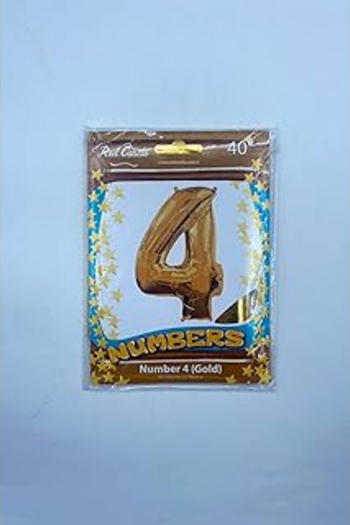 Karachil Red Castle Rakam Folyo Balon 4 Gold 40 Inç 100 Cm-
