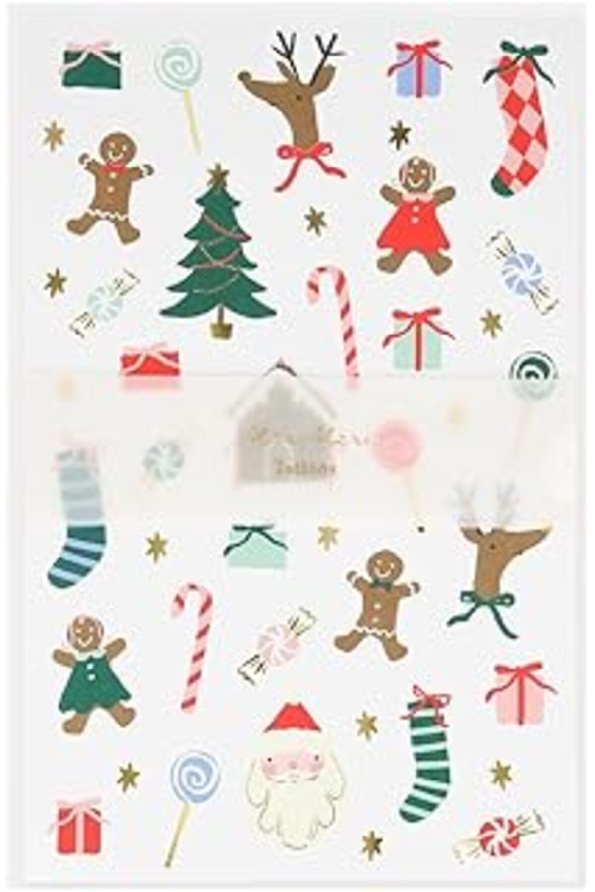 Karachil Meri Meri - Jolly Tattoo Sheet - Yeni Yıl Geçici Dövmeler (2'Li)