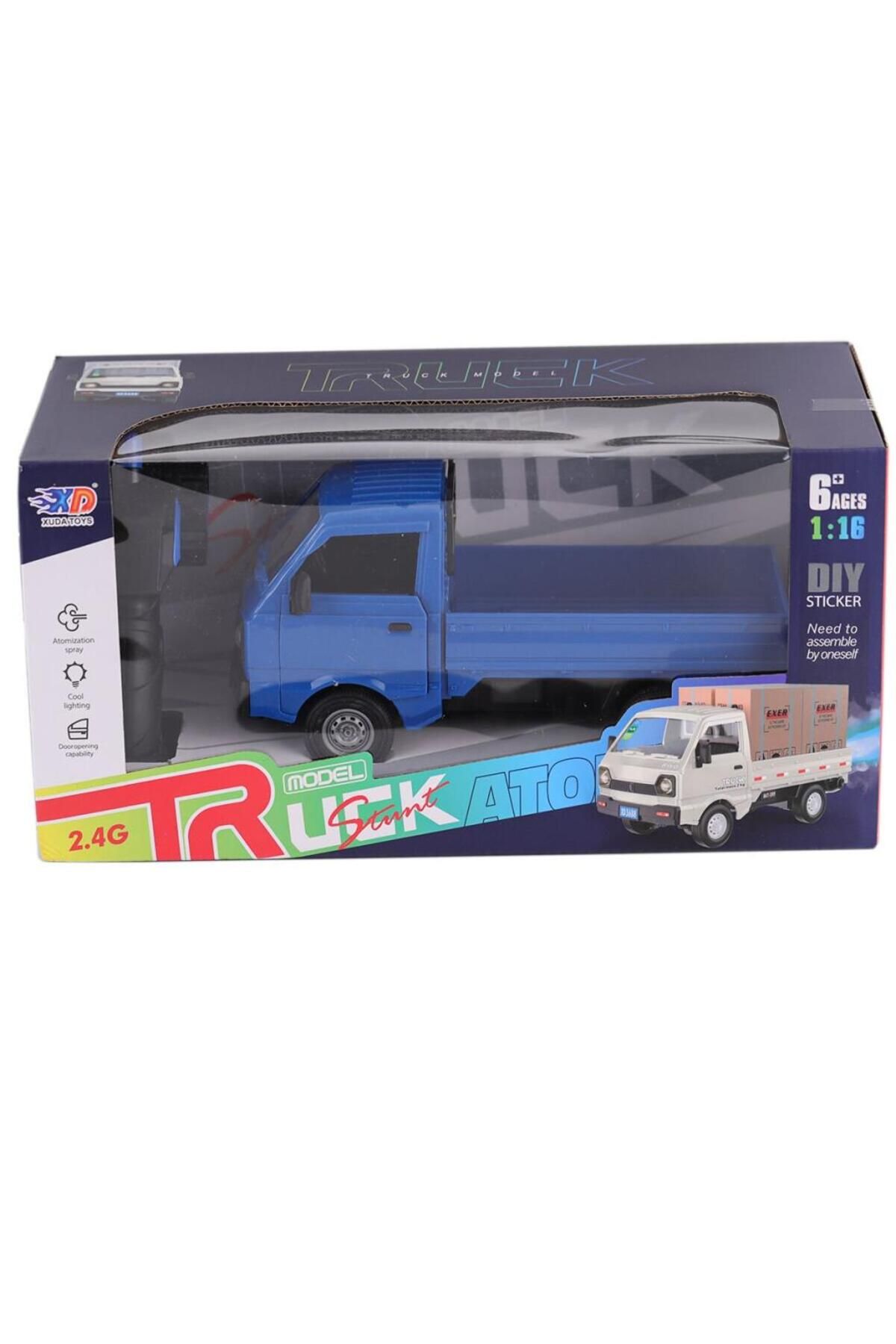MR RZN STORE 3688-G148A Şarjlı Kumandalı Duman Atan Kamyon