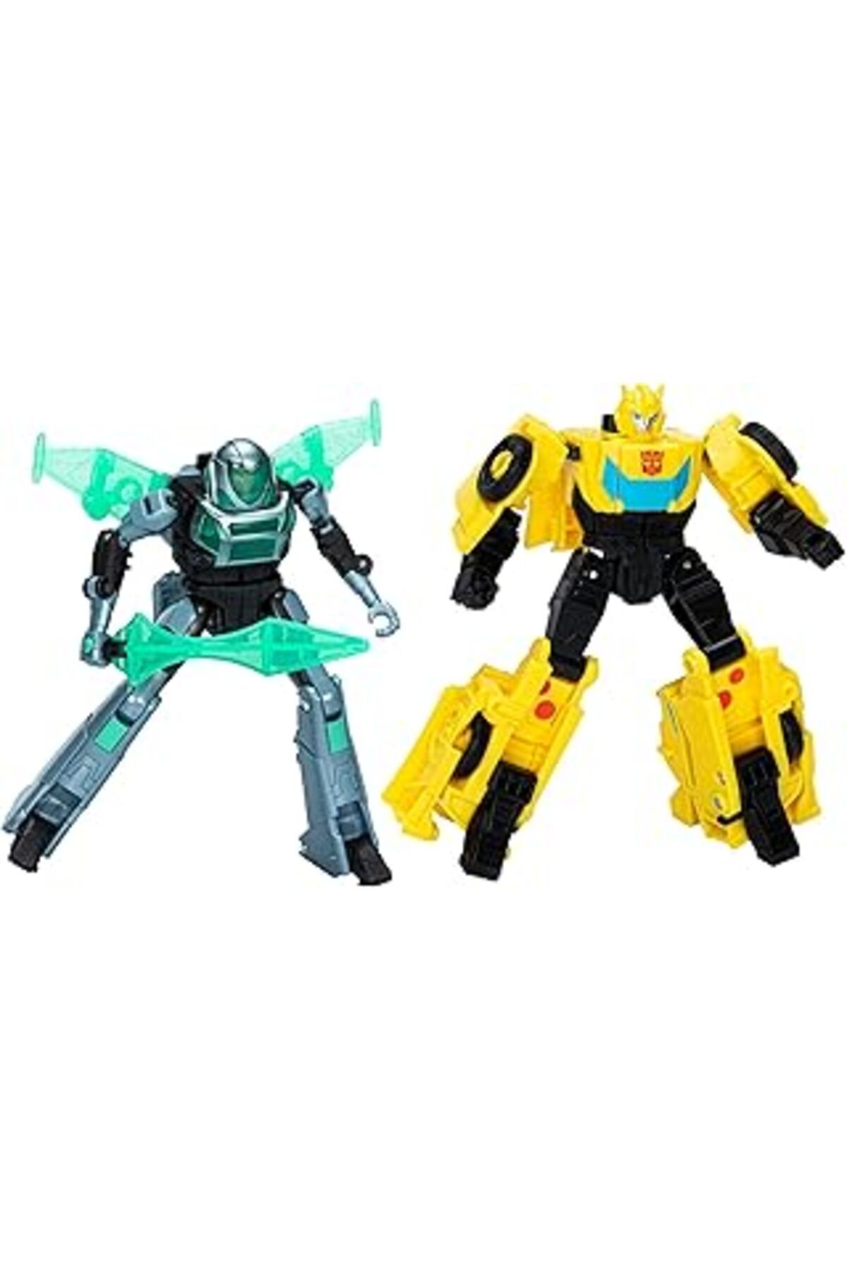 Qedii Transformers Earthspark Siber Birleşim Seti Bumblebee Ve Mo Malto Aksiyon Figürleri